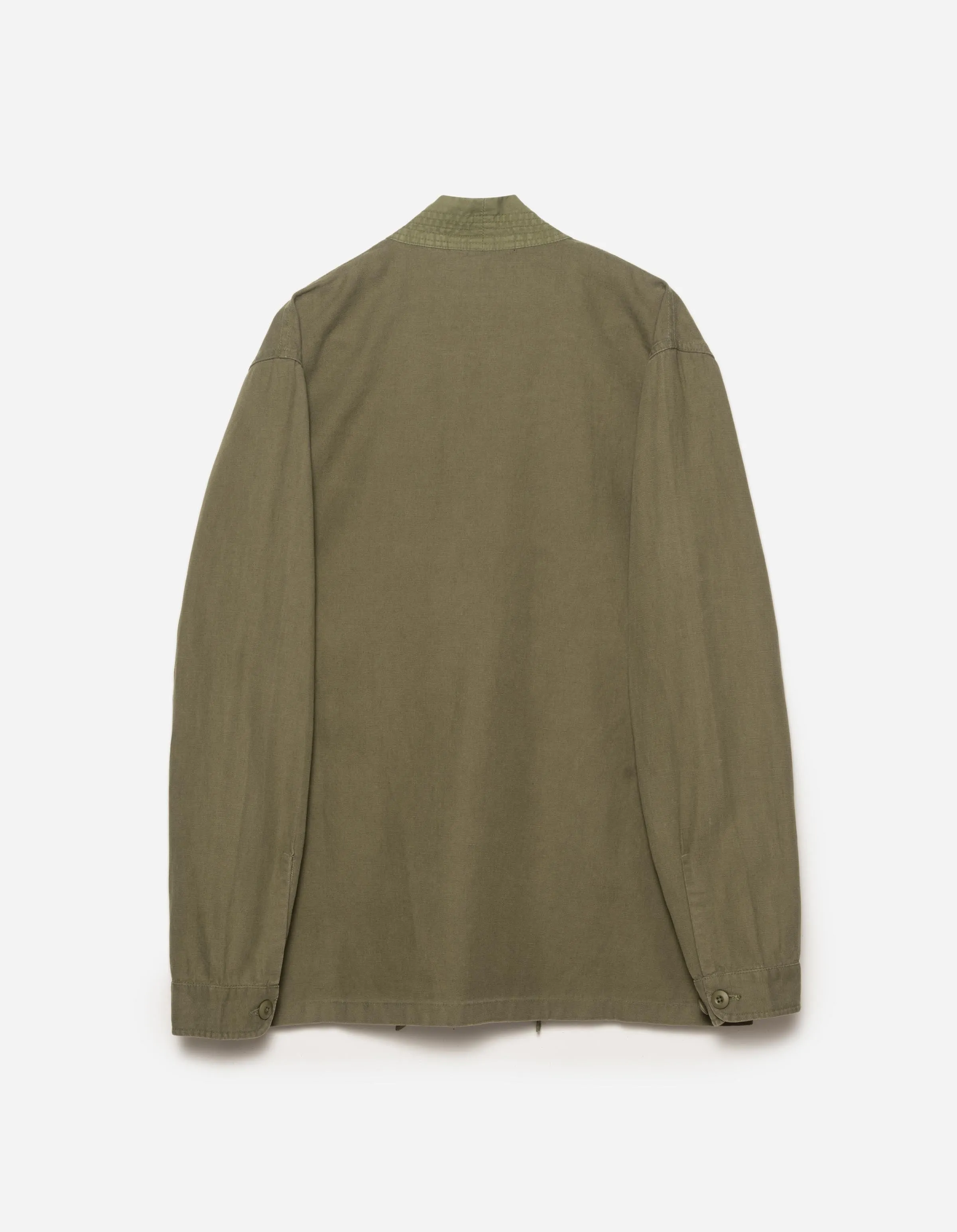 4605 Hemp Hanten Shirt Olive OG-107F sold by Maharishi product image thumbnail 2