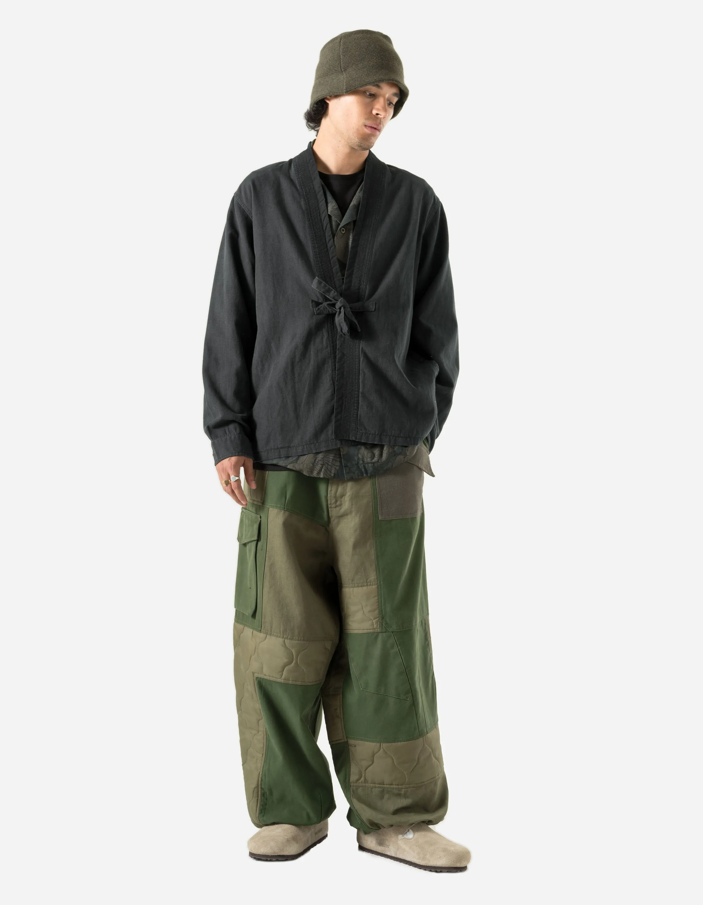 4605 Hemp Hanten Shirt Black sold by Maharishi product image thumbnail 2