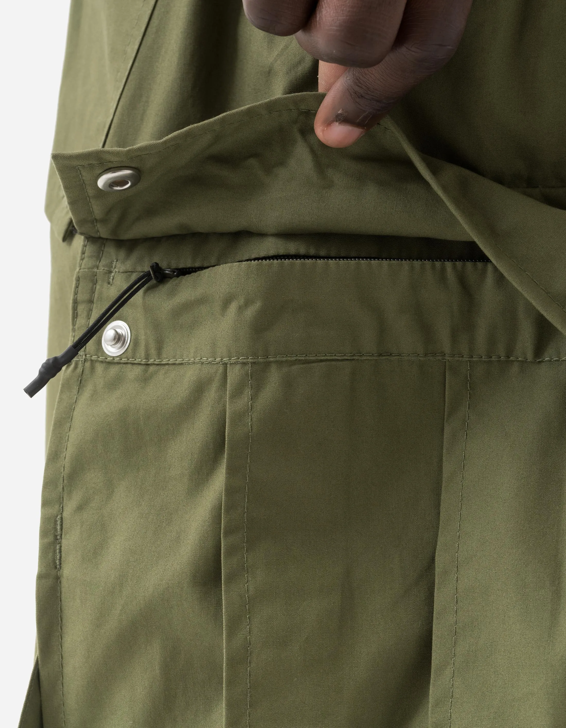 5307 Asym Cargo Track Pants Olive OG-107F sold by Maharishi product image thumbnail 5