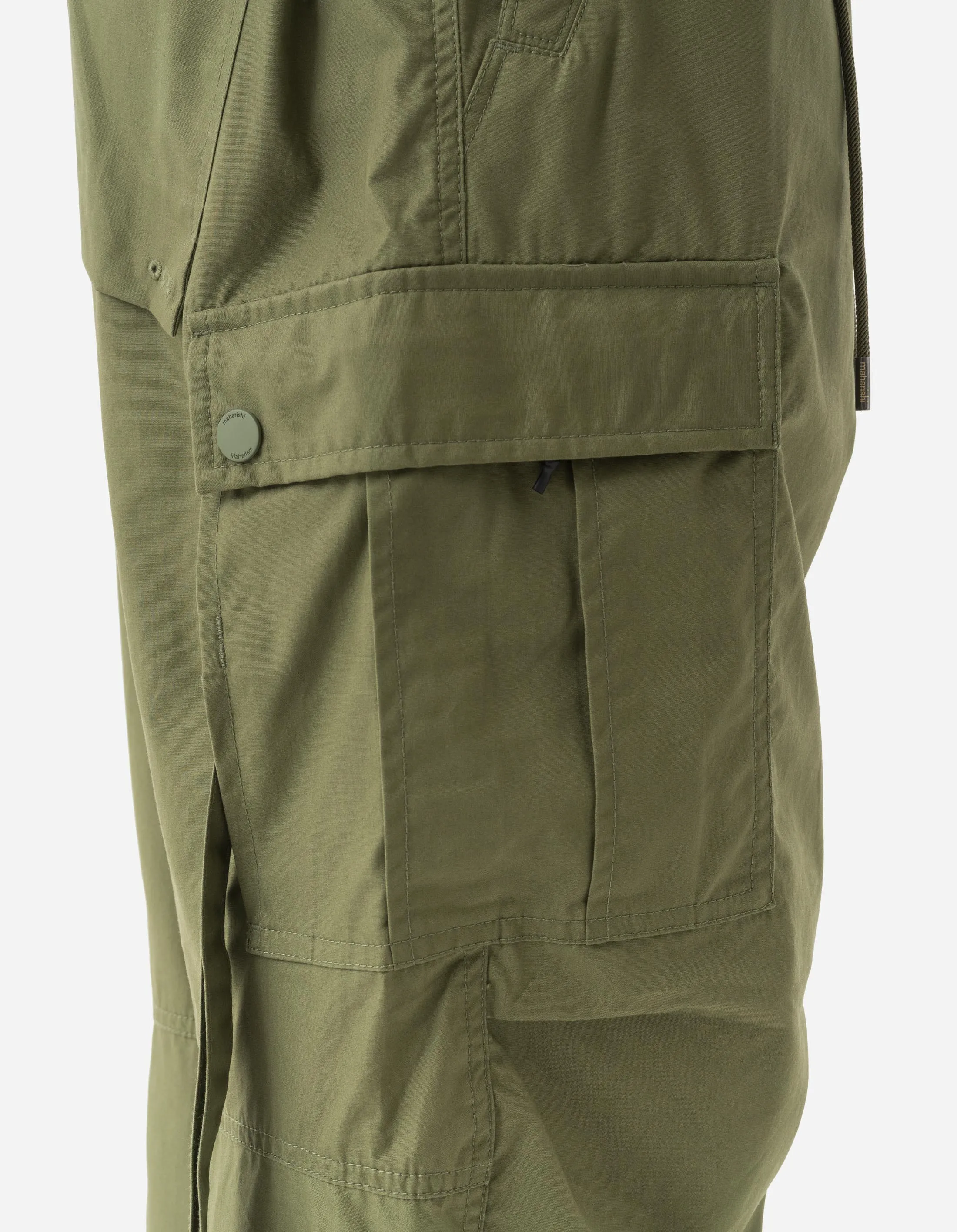 5307 Asym Cargo Track Pants Olive OG-107F sold by Maharishi product image thumbnail 4