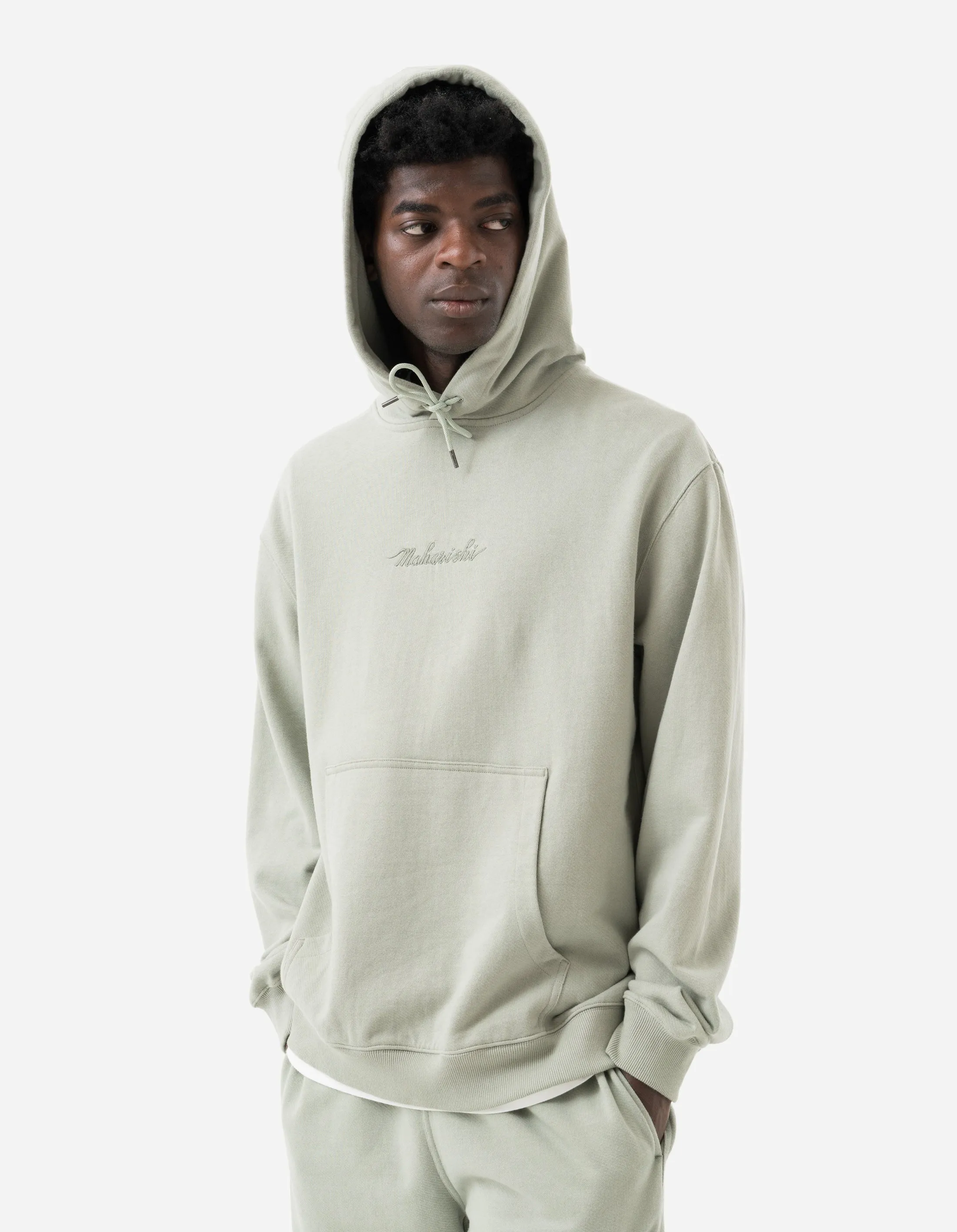 4622 Maharishi Organic Hooded Sweat Sage sold by Maharishi product image thumbnail 2