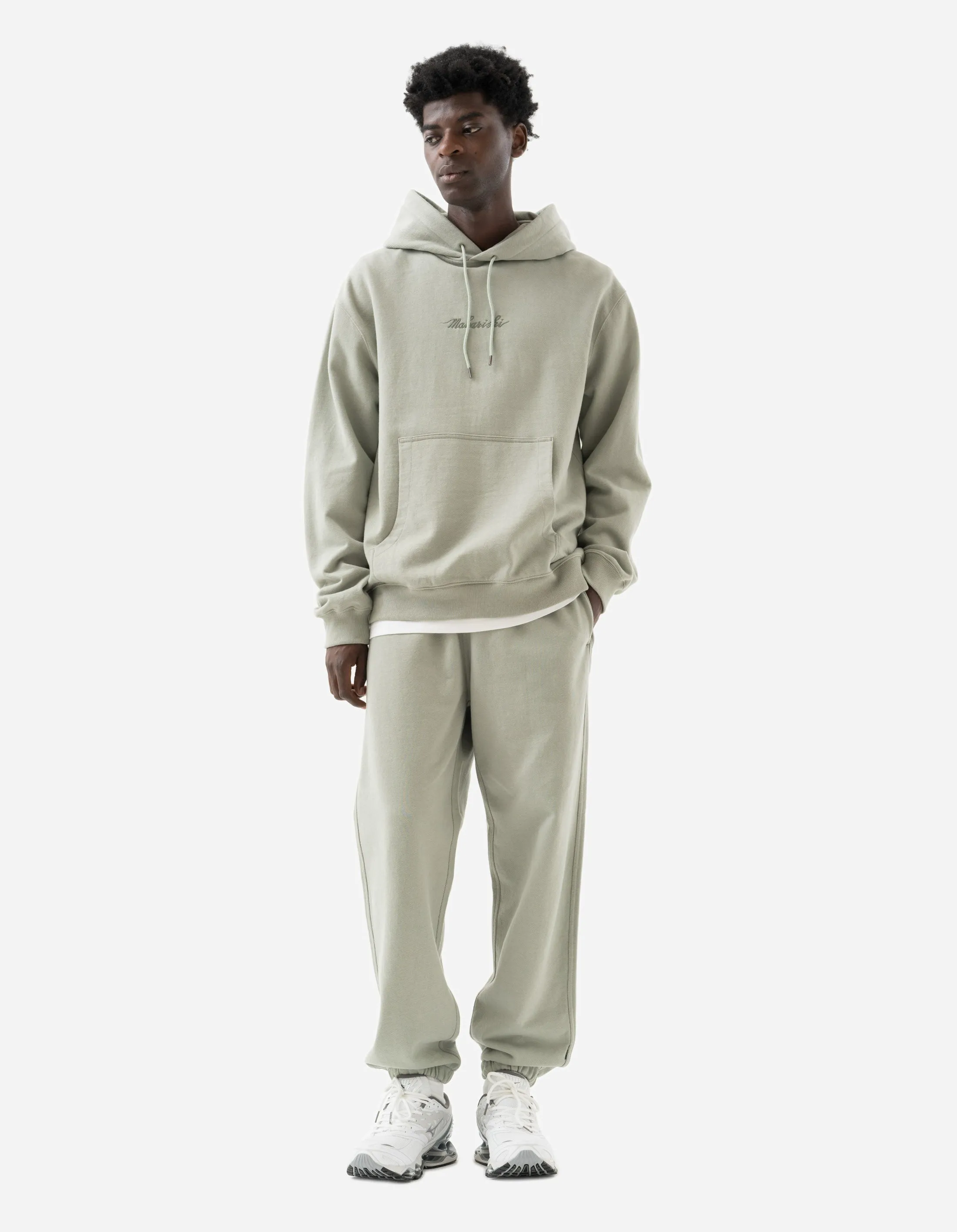 4622 Maharishi Organic Hooded Sweat Sage sold by Maharishi product image thumbnail 3