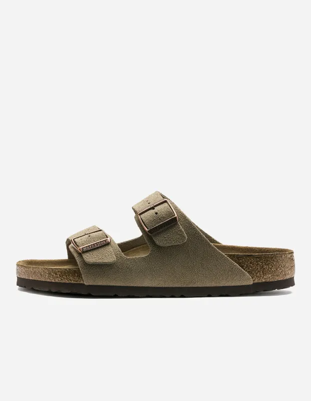 Birkenstock Arizona SFB Suede Taupe made by Birkenstock