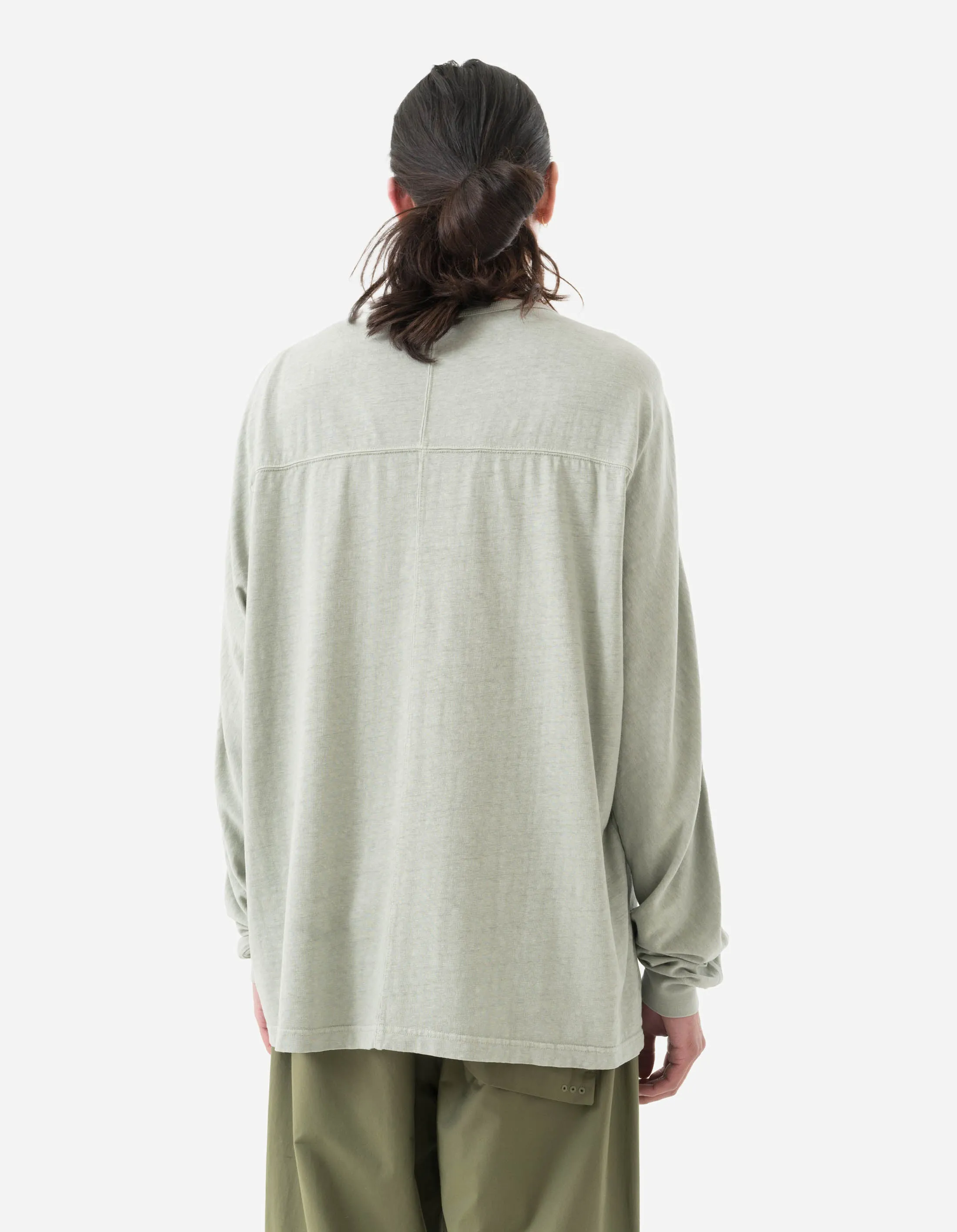5245 Hemp Cross Oversized L/S T-Shirt Sage sold by Maharishi product image thumbnail 3