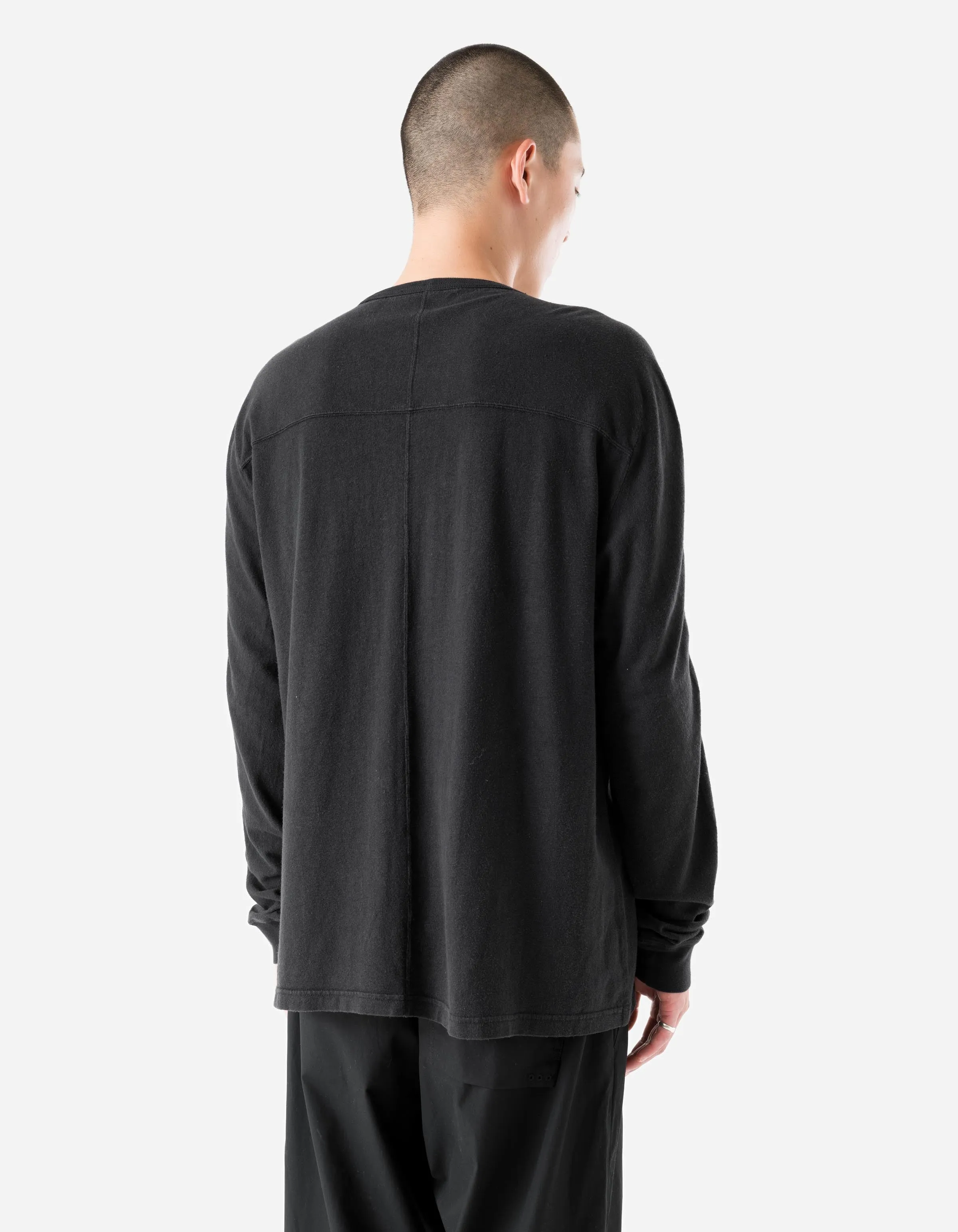 5245 Hemp Cross Oversized L/S T-Shirt Black sold by Maharishi product image thumbnail 4