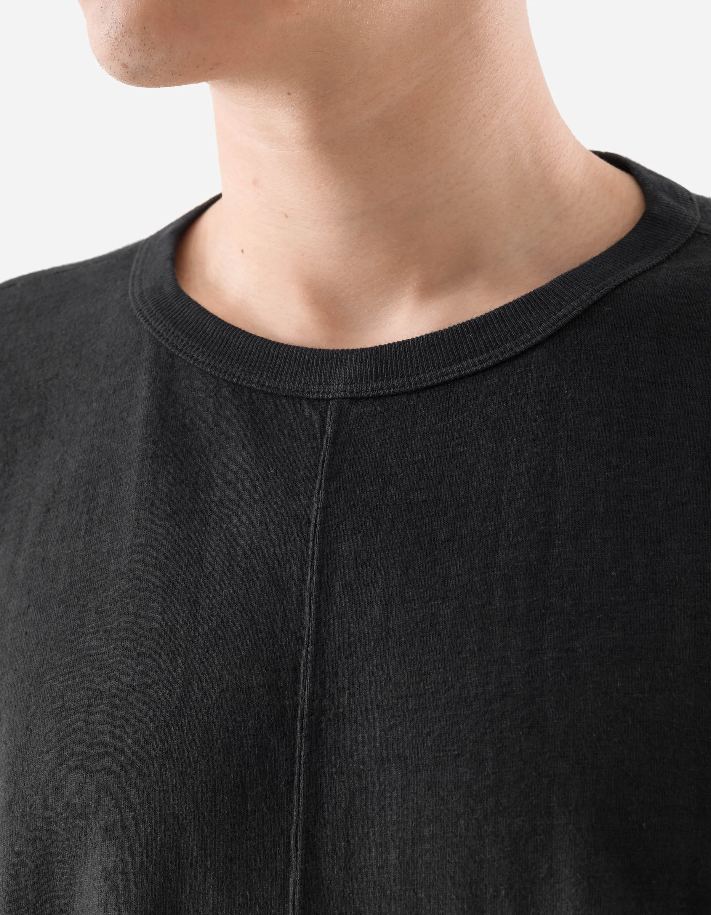 5245 Hemp Cross Oversized L/S T-Shirt Black sold by Maharishi product image thumbnail 5