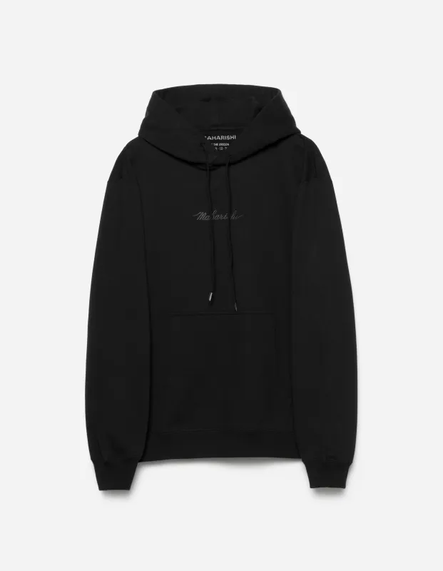 4622 Maharishi Organic Hooded Sweat Black sold by Maharishi