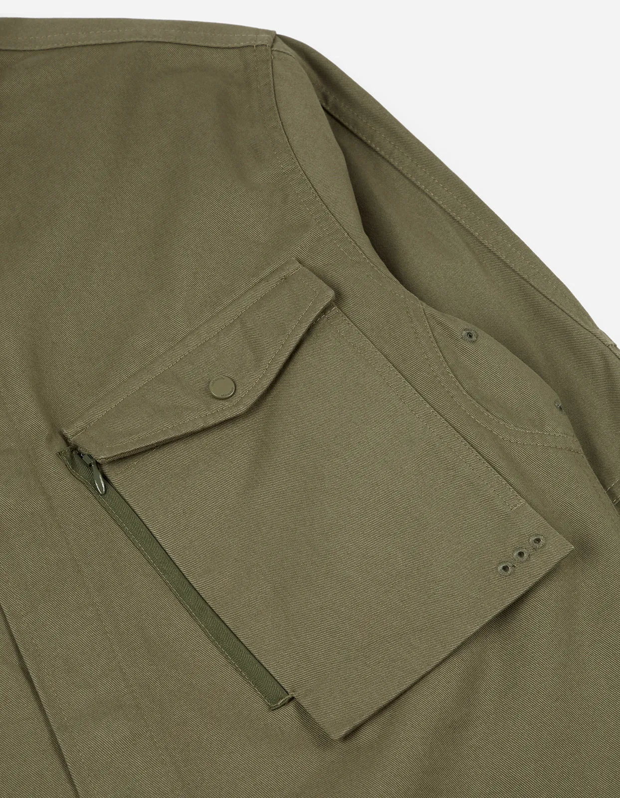 7028 MILTYPE Organic Custom Shirt Olive OG-107F sold by Maharishi product image thumbnail 4