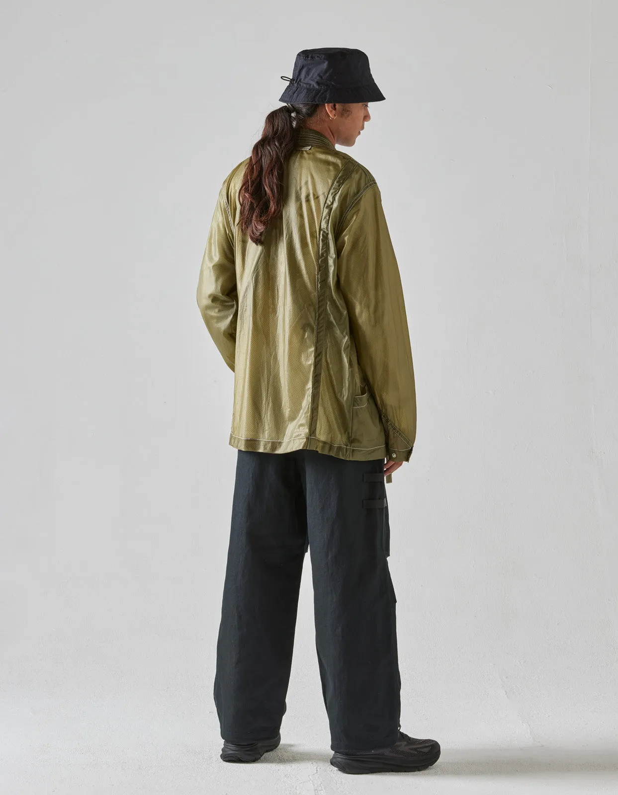 5091 Upcycled Parachute Kimono Olive sold by Maharishi product image thumbnail 4