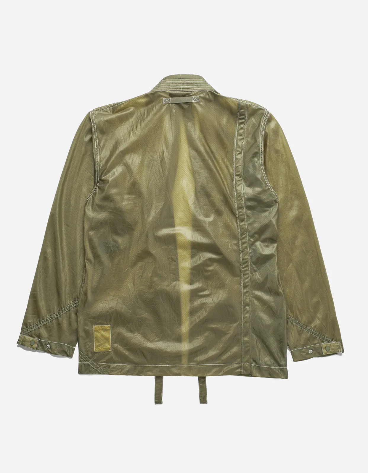 5091 Upcycled Parachute Kimono Olive sold by Maharishi product image thumbnail 5