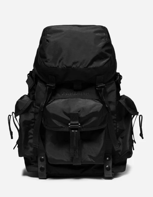 1114 Maha M.A.L.I.C.E. Backpack Black sold by Maharishi