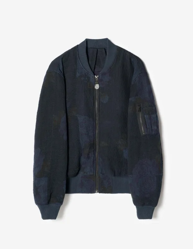 7178 Upcycled MA1 Jacket Navy made by Maharishi