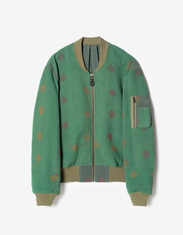 7178 Upcycled MA1 Jacket Olive made by Maharishi