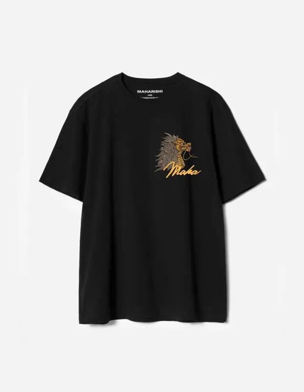 7237 Year of the Fire Horse T-Shirt Black made by Maharishi