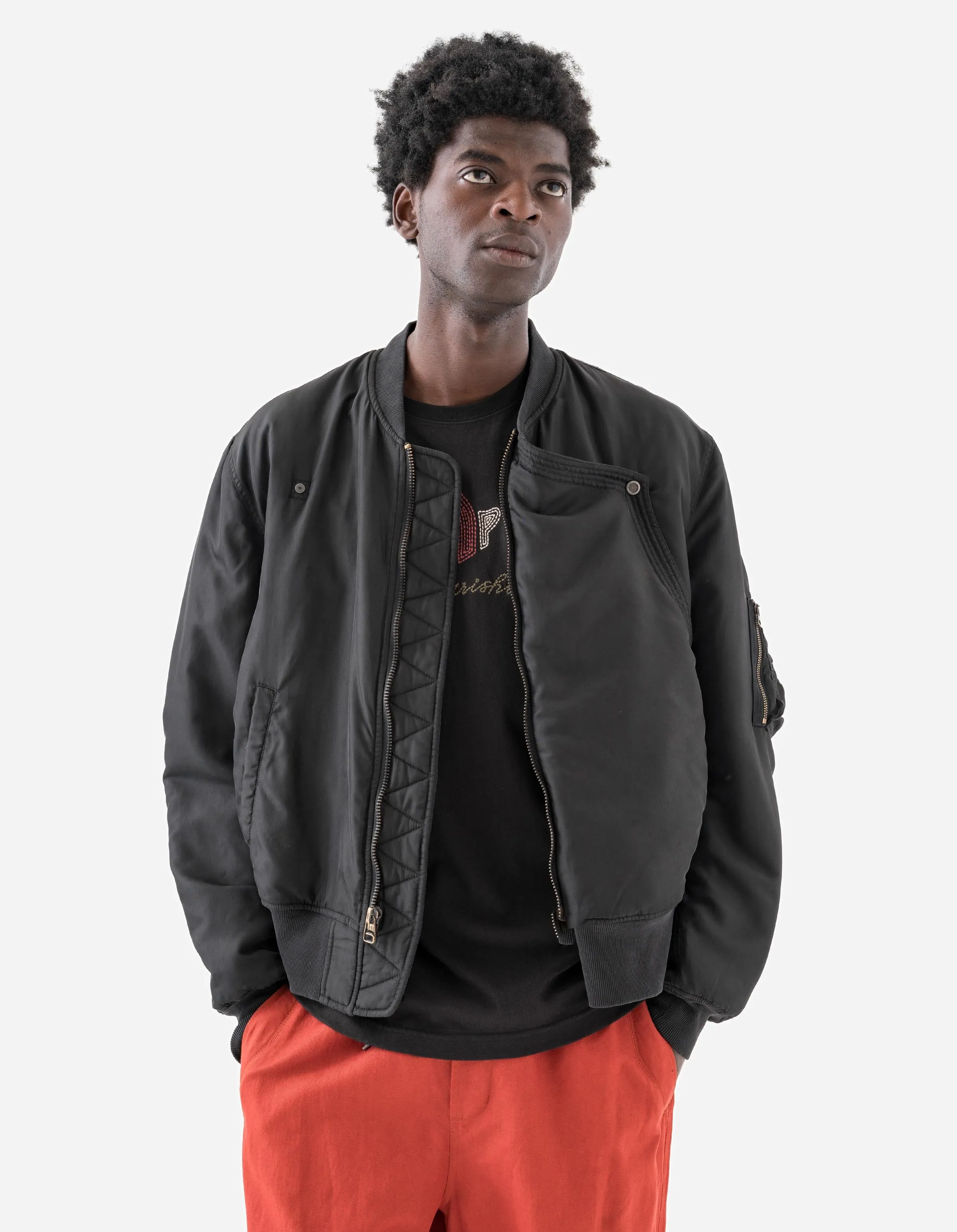 6226 3-Way Monk Flight Jacket Black sold by Maharishi product image thumbnail 5