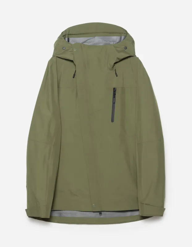 5030 3L Asym Parka Olive made by Maharishi