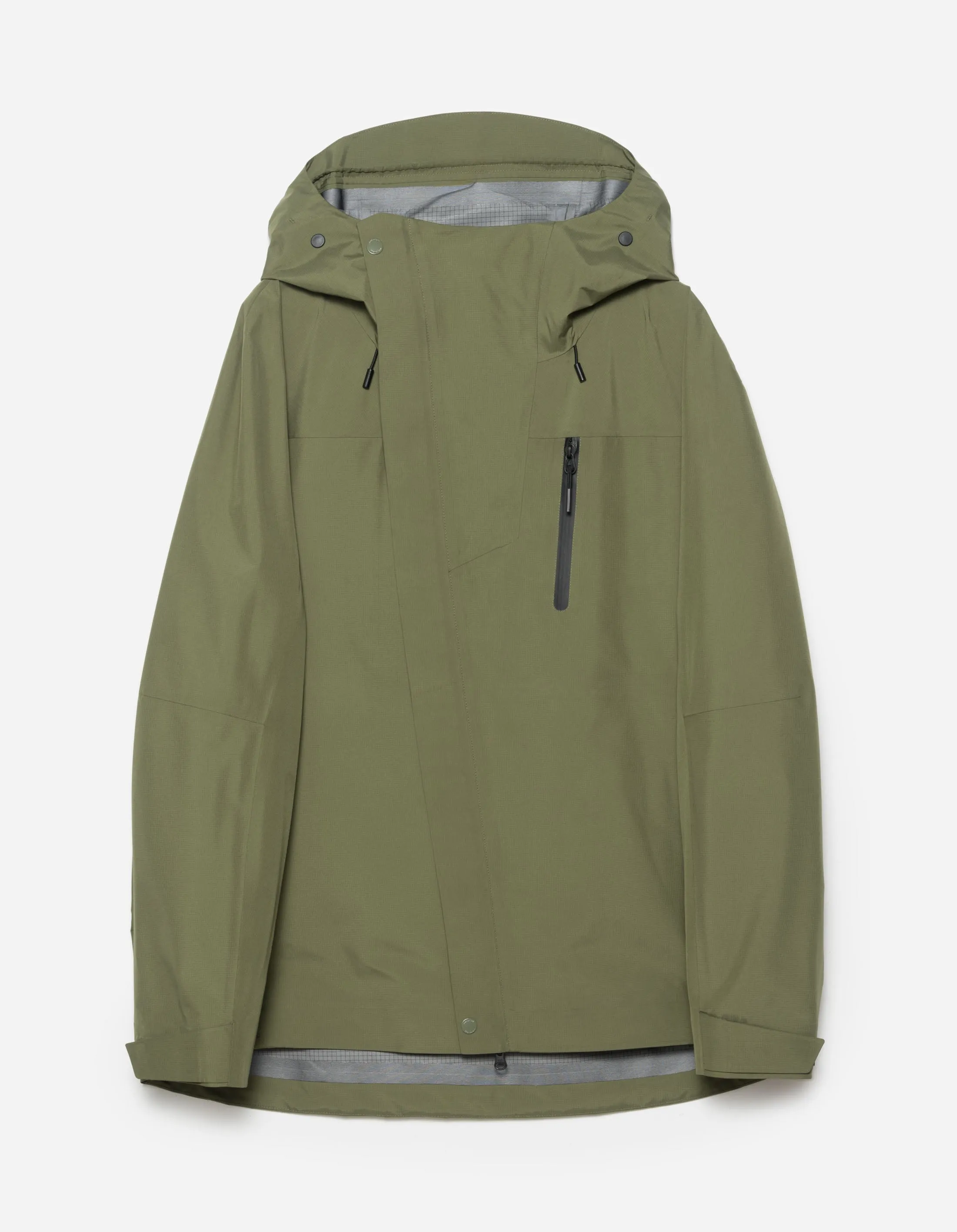 5030 3L Asym Parka Olive sold by Maharishi