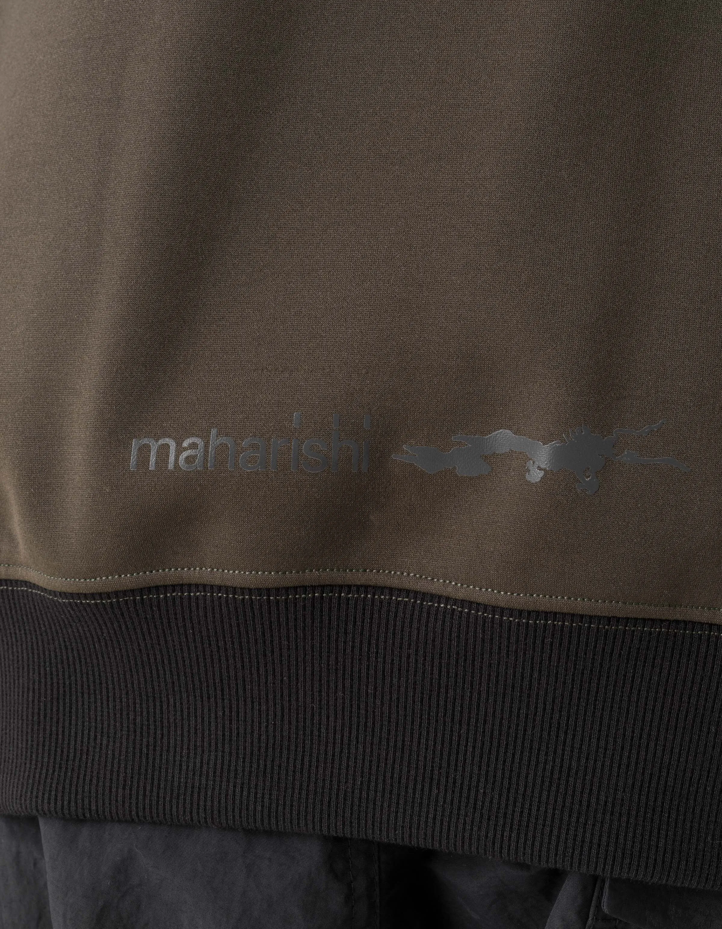 7202 Cordura Fleece Crew Sweat Brown sold by Maharishi product image thumbnail 3