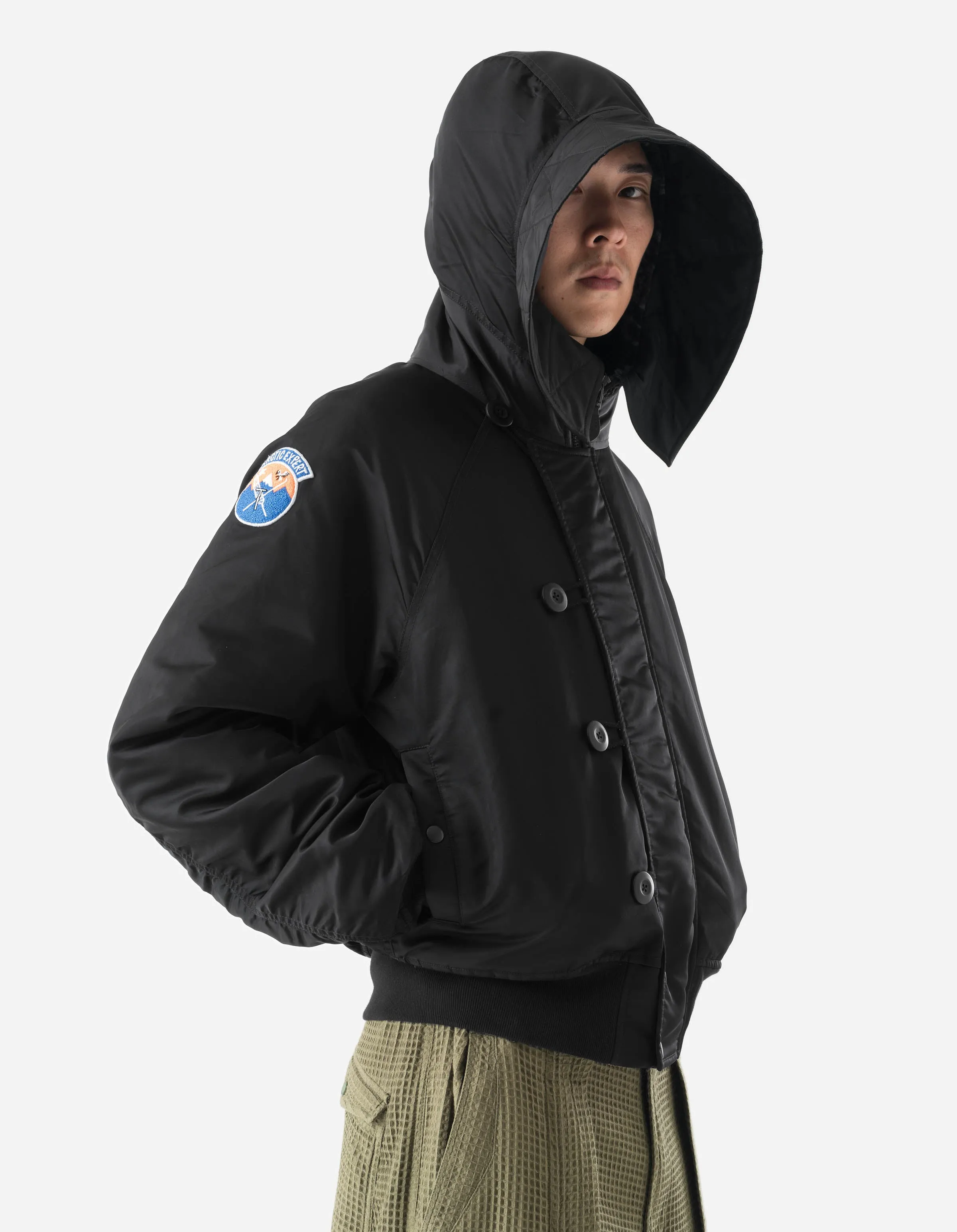 7215 Asym Arctic N2B Parka Black sold by Maharishi product image thumbnail 2