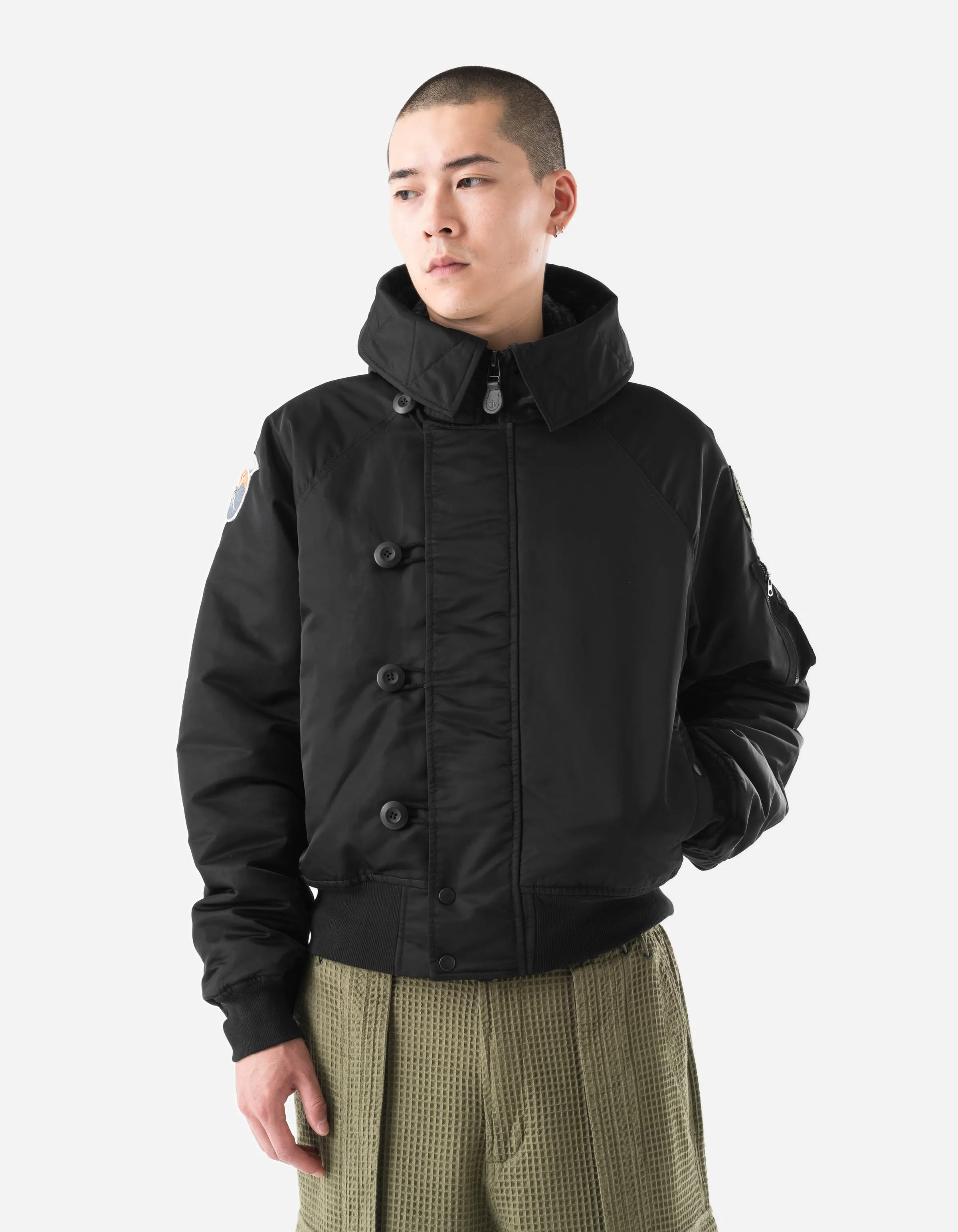 7215 Asym Arctic N2B Parka Black sold by Maharishi product image thumbnail 3