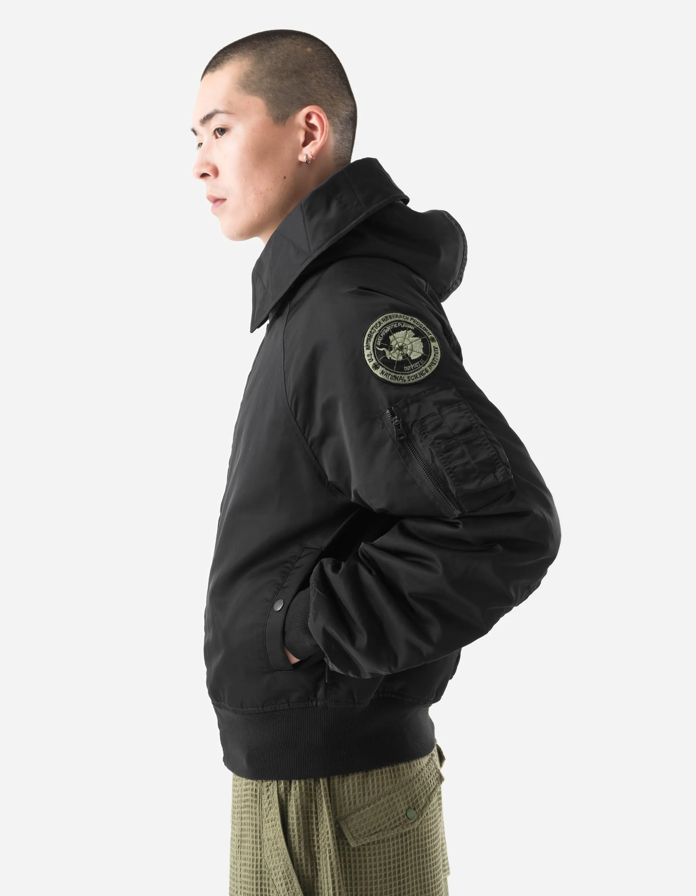 7215 Asym Arctic N2B Parka Black sold by Maharishi product image thumbnail 5
