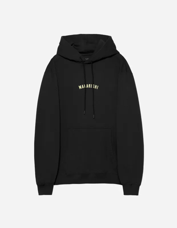 7287 Maharishi Organic Hooded Sweat Black sold by Maharishi