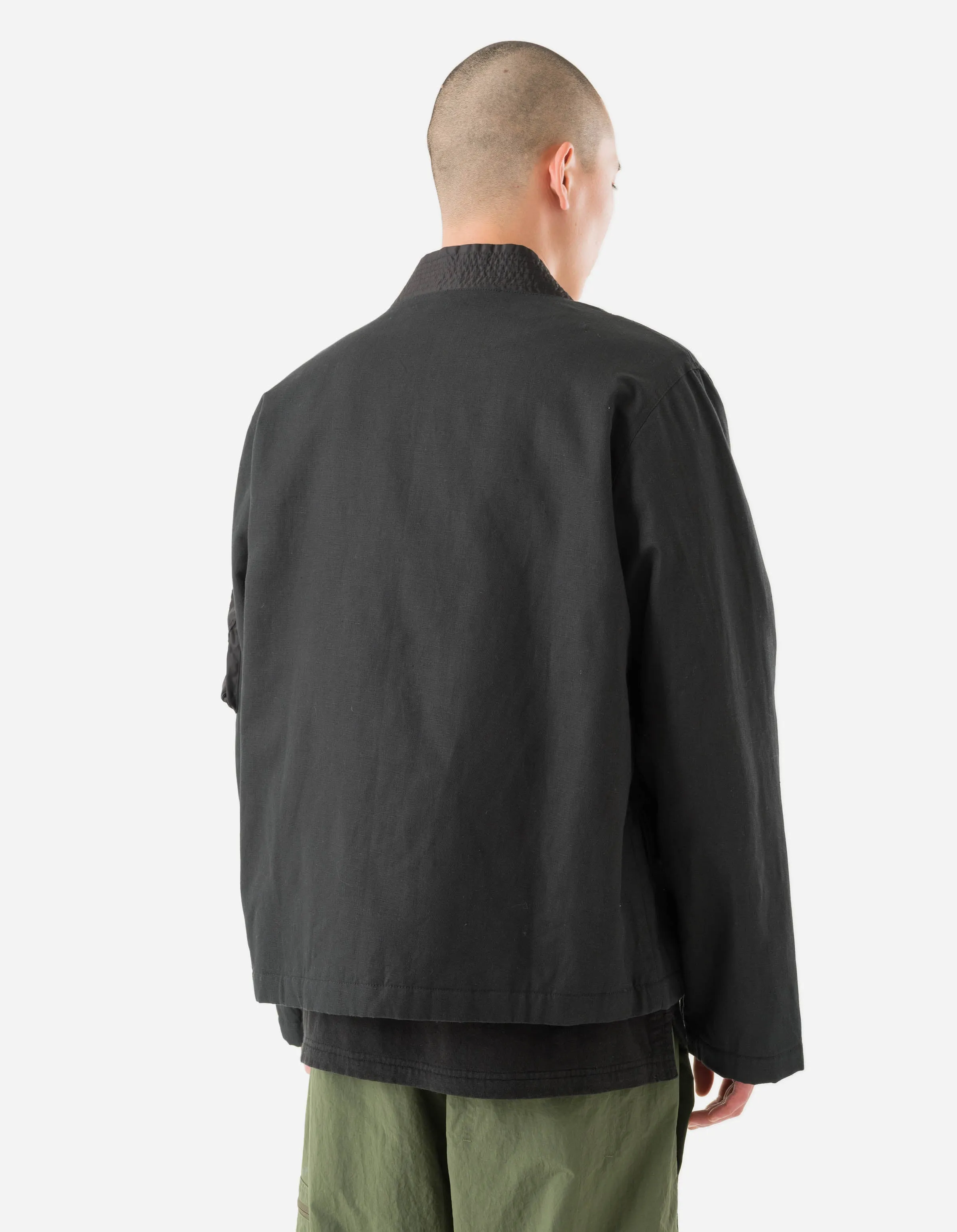 7213 Duality L2-B Flight Kimono Black sold by Maharishi product image thumbnail 4
