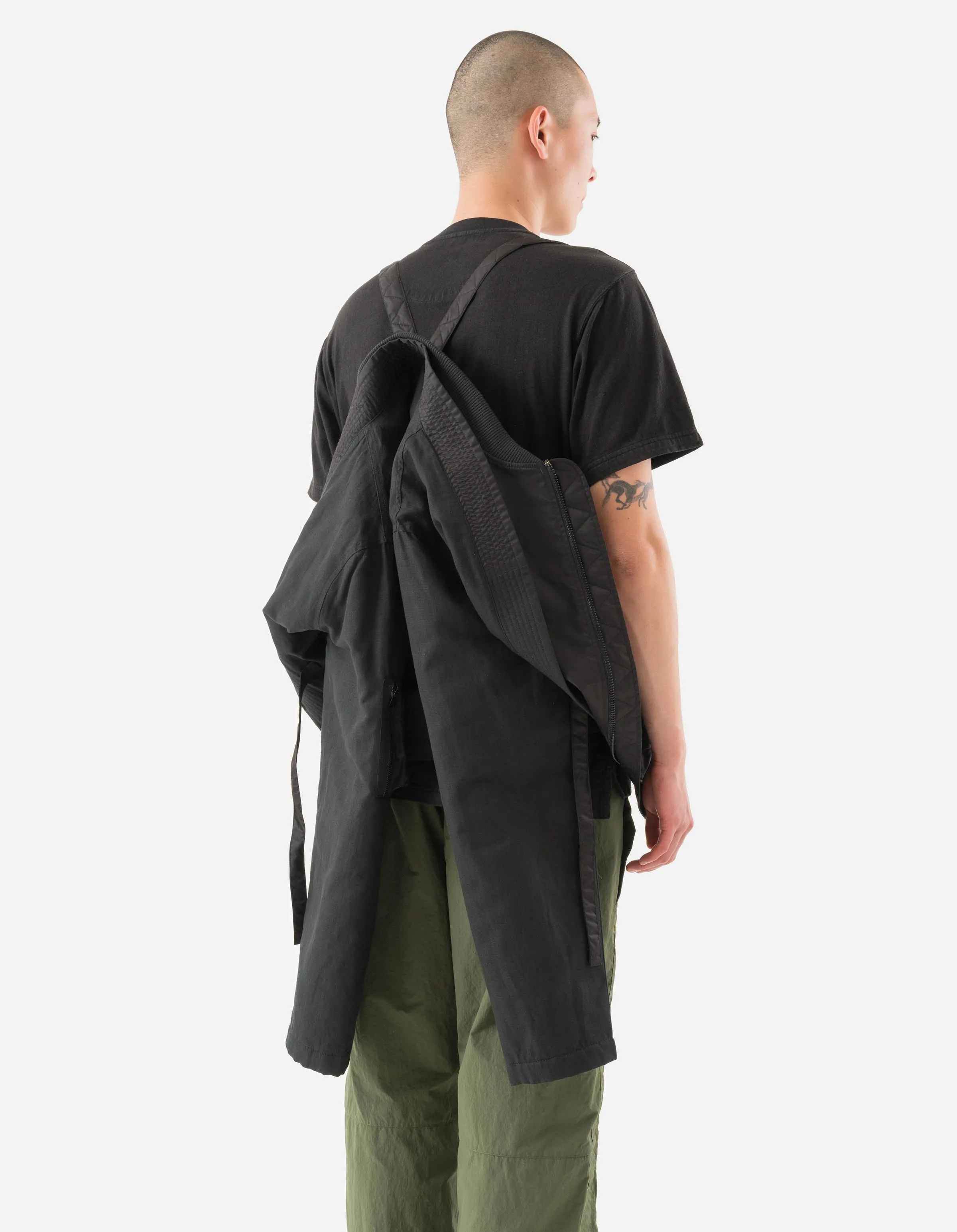 7213 Duality L2-B Flight Kimono Black sold by Maharishi product image thumbnail 5