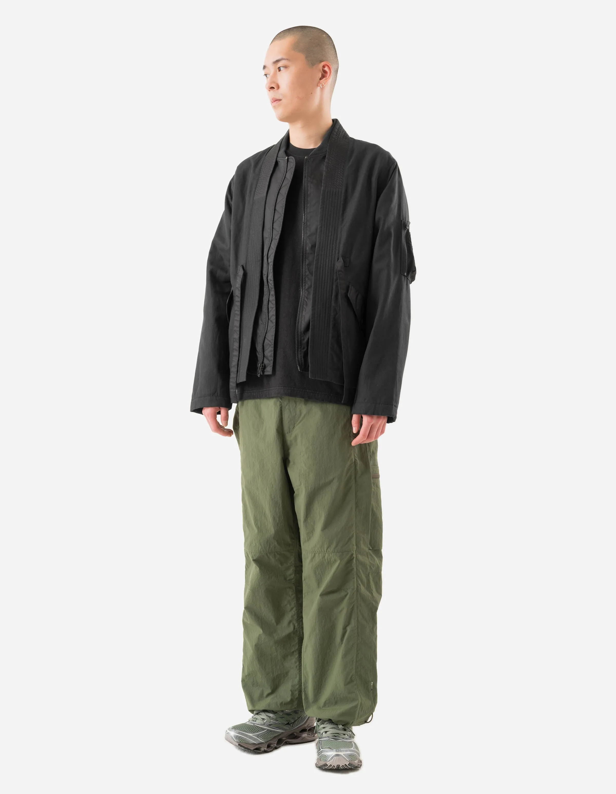 7213 Duality L2-B Flight Kimono Black sold by Maharishi product image thumbnail 2