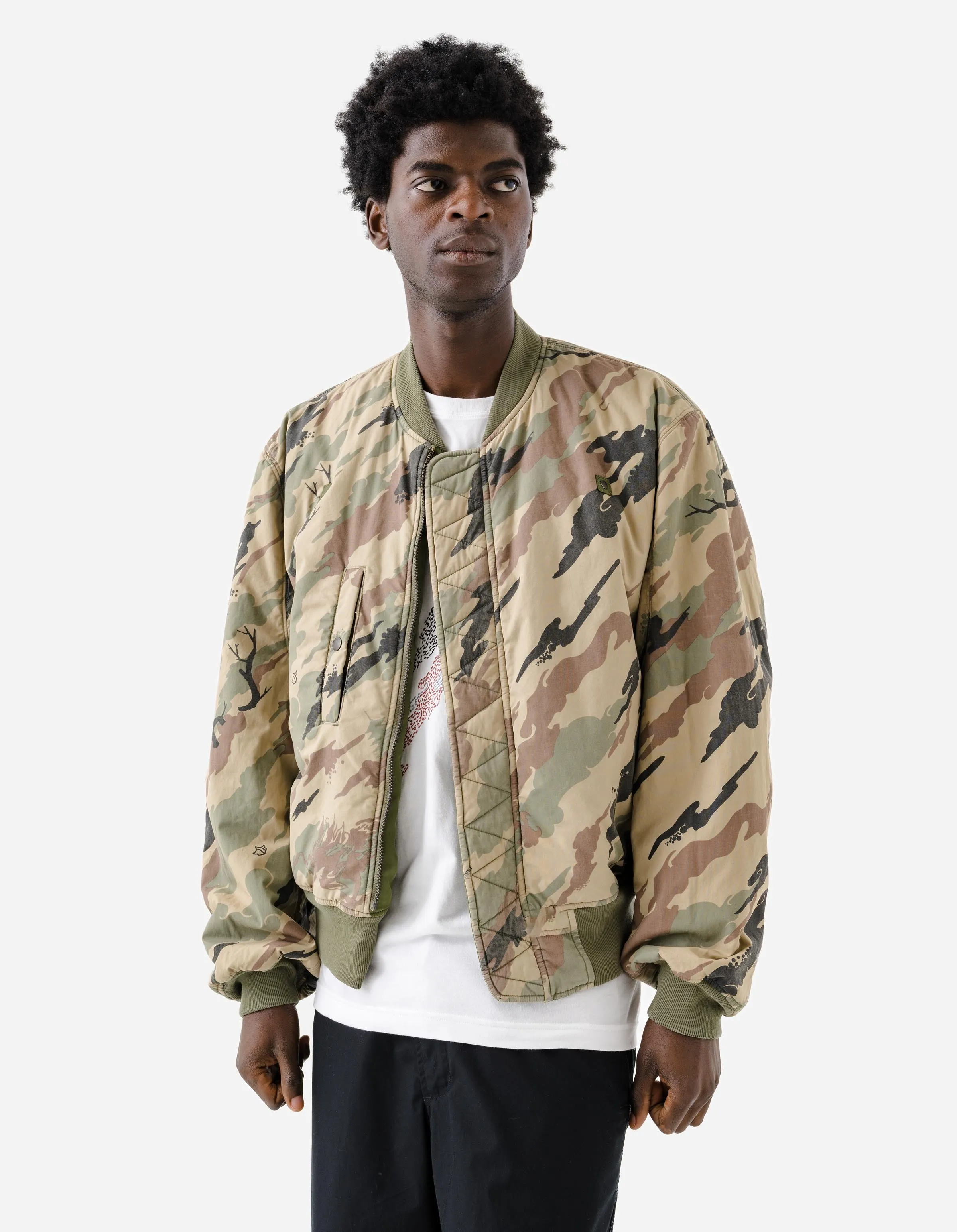 6226 3-Way Monk Flight Jacket Olive OG-107F sold by Maharishi product image thumbnail 2