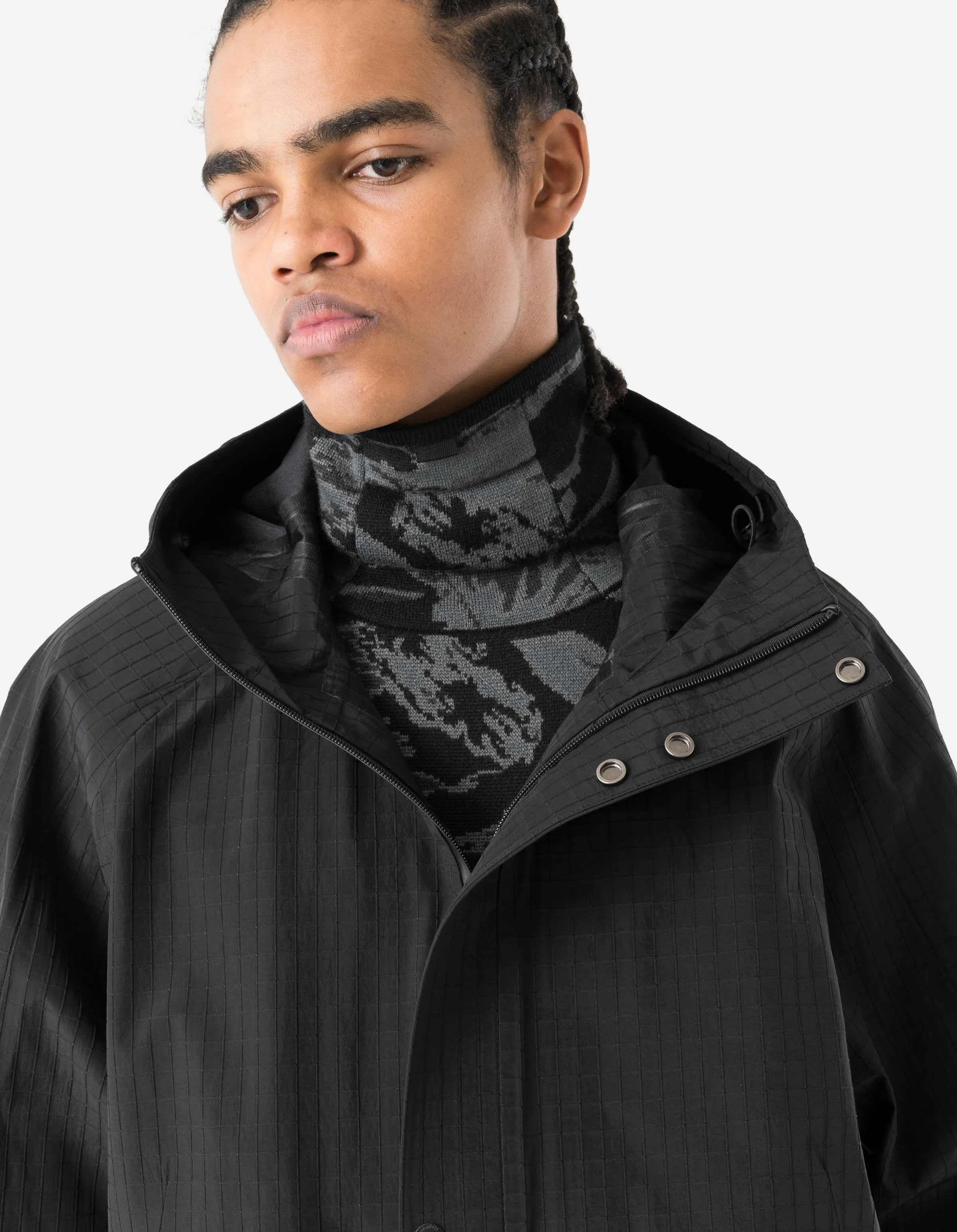7200 Waterproof Tech Long Parka Black sold by Maharishi product image thumbnail 4