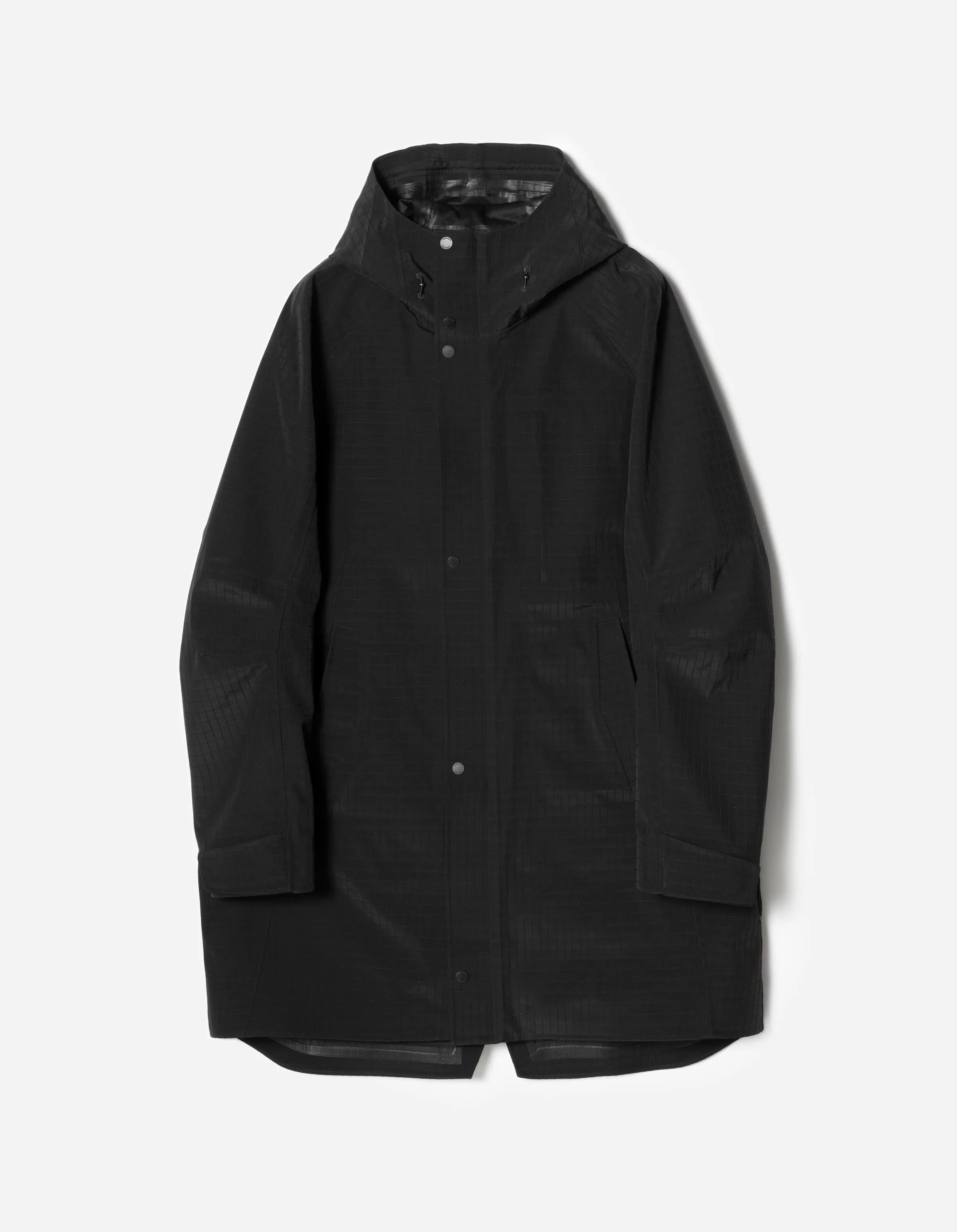 7200 Waterproof Tech Long Parka Black sold by Maharishi