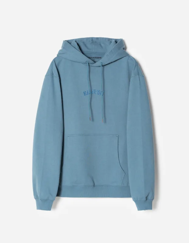 7287 Maharishi Organic Hooded Sweat Airforce Blue sold by Maharishi