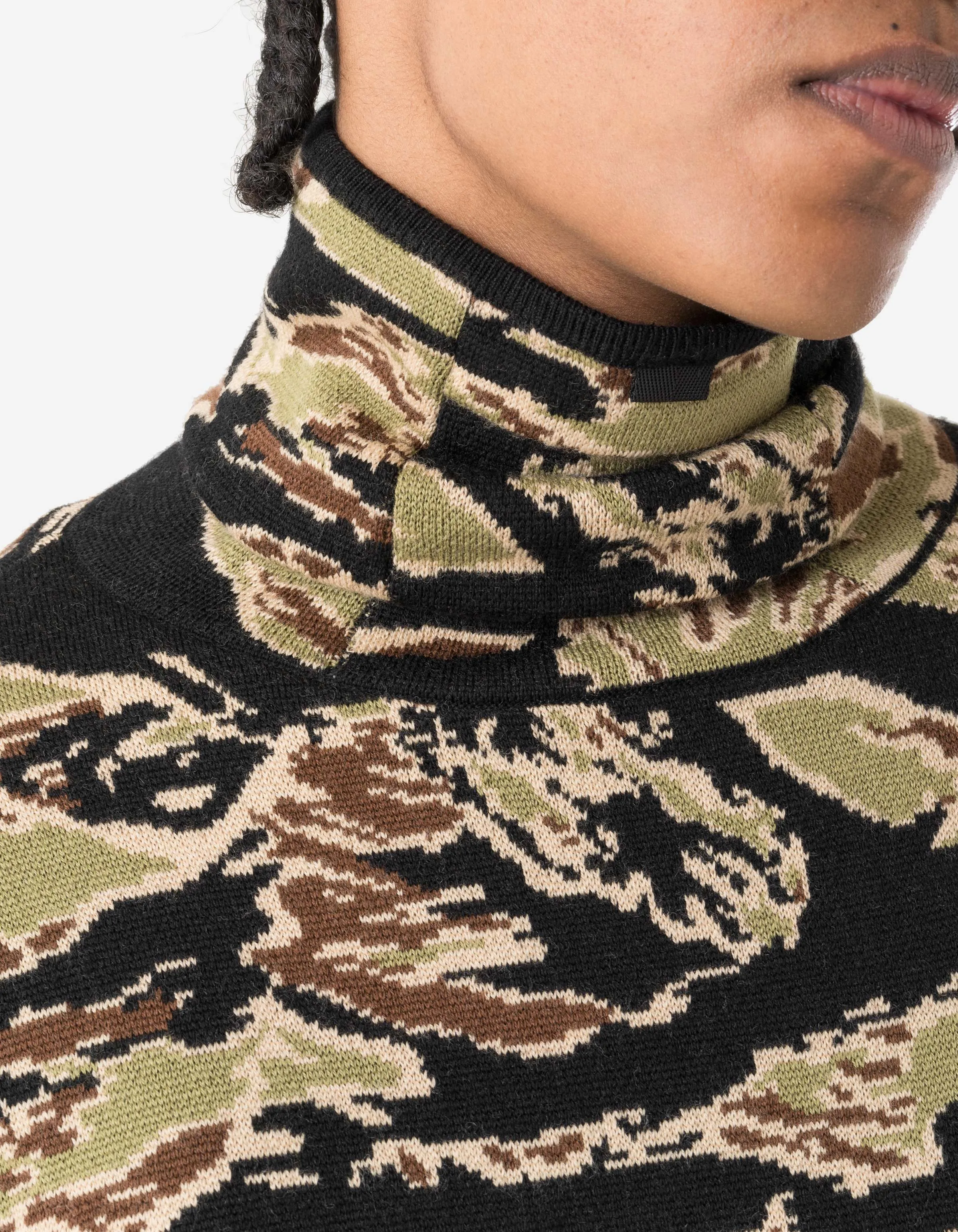7286 Camo Half Balaclava Knit Woodland sold by Maharishi product image thumbnail 5