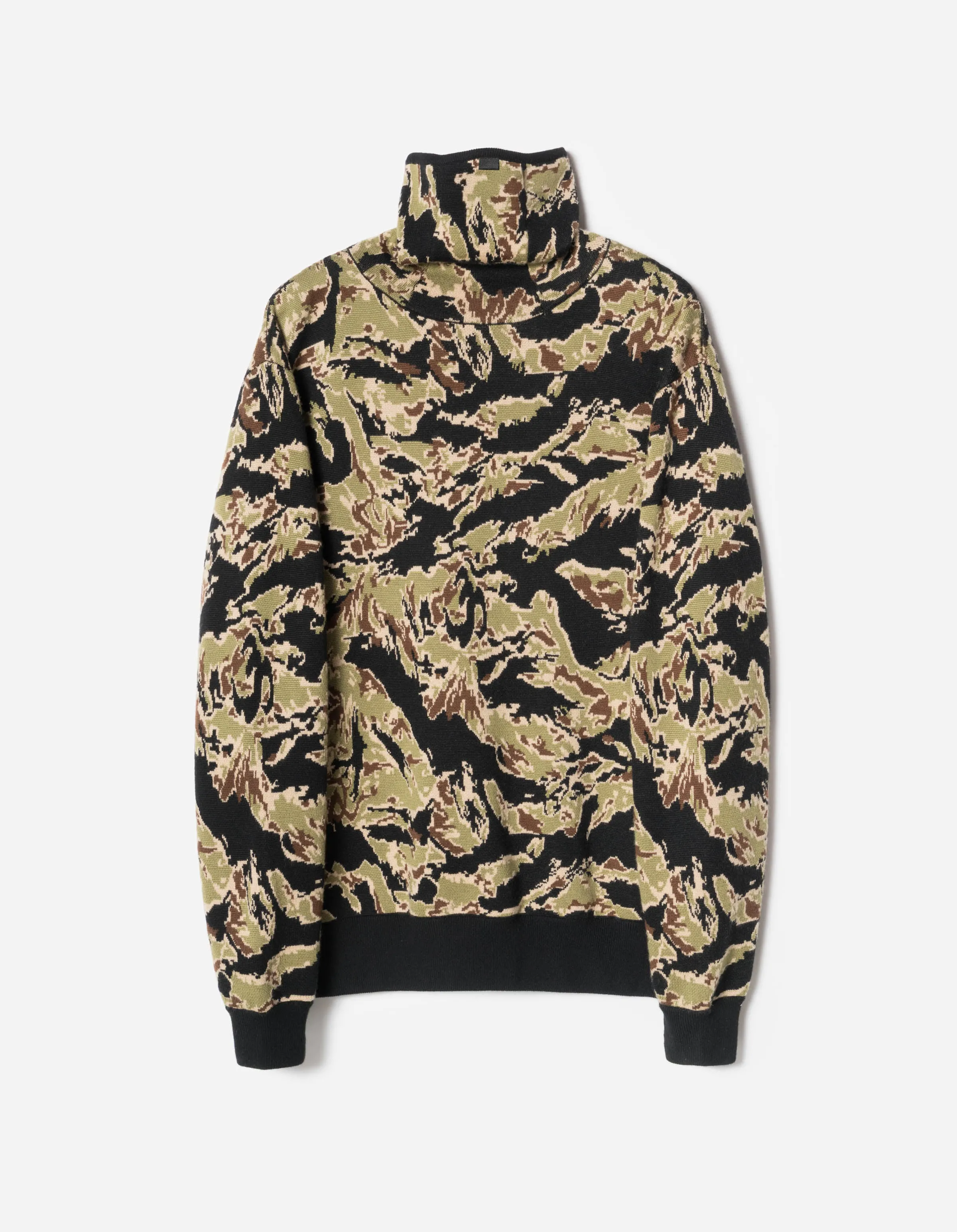 7286 Camo Half Balaclava Knit Woodland sold by Maharishi