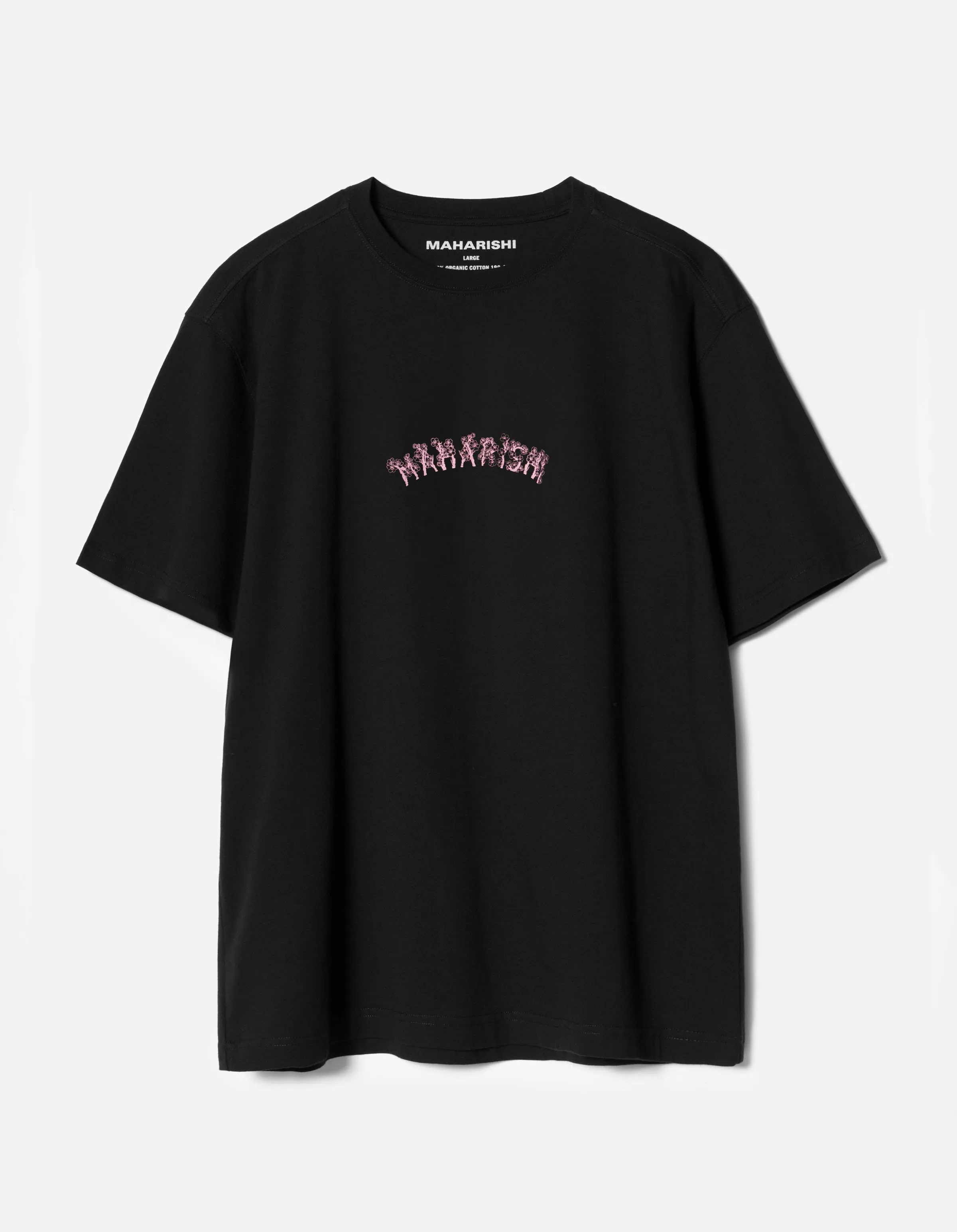 7391 Sakura S/S T-Shirt Black sold by Maharishi