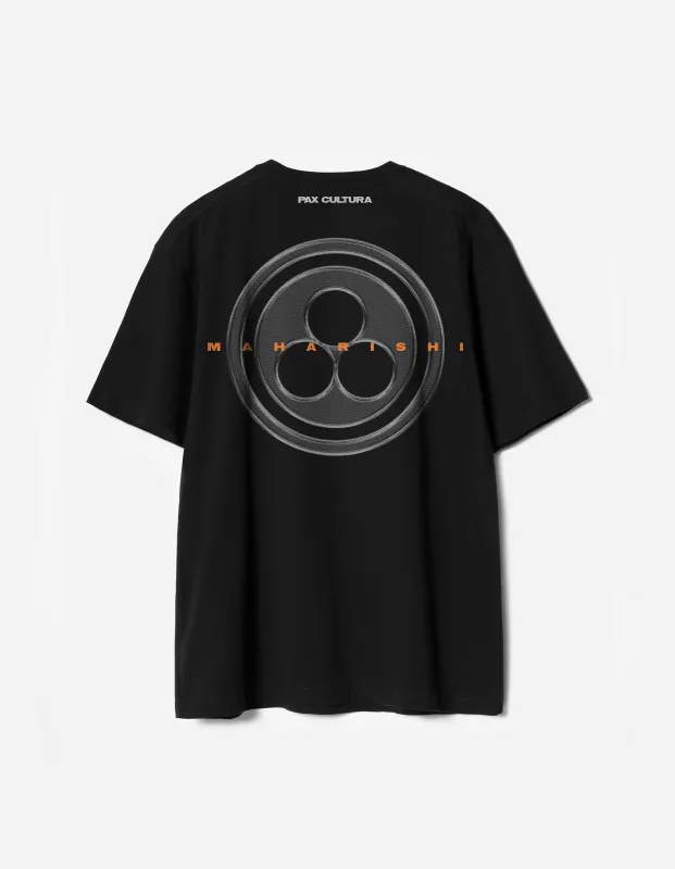 7372 Pax Cultura S/S T-Shirt Black made by Maharishi