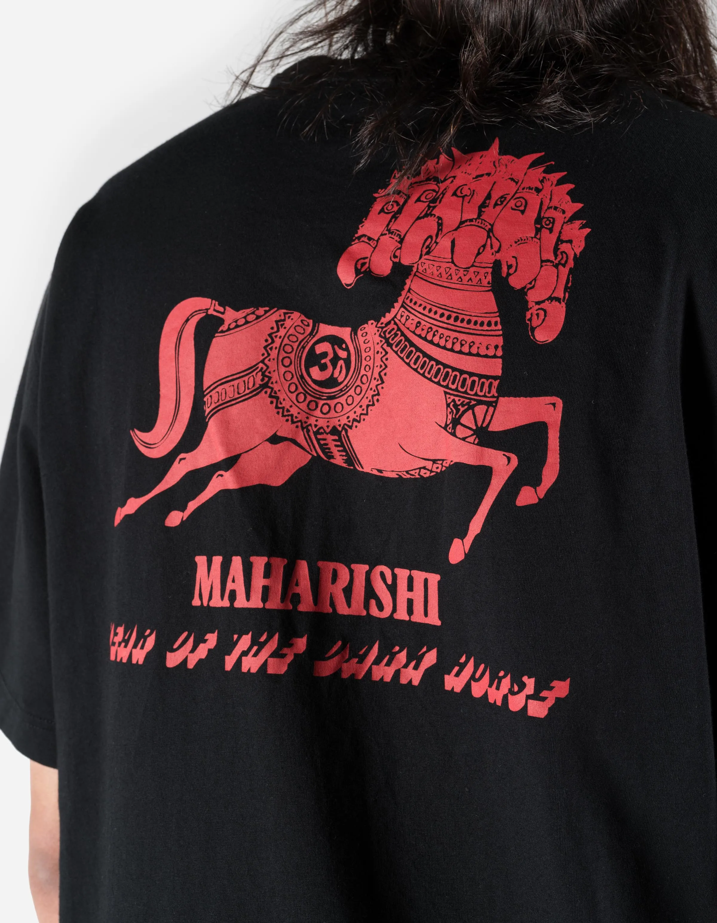 7463 Year of the Dark Horse S/S T-Shirt Black sold by Maharishi product image thumbnail 5