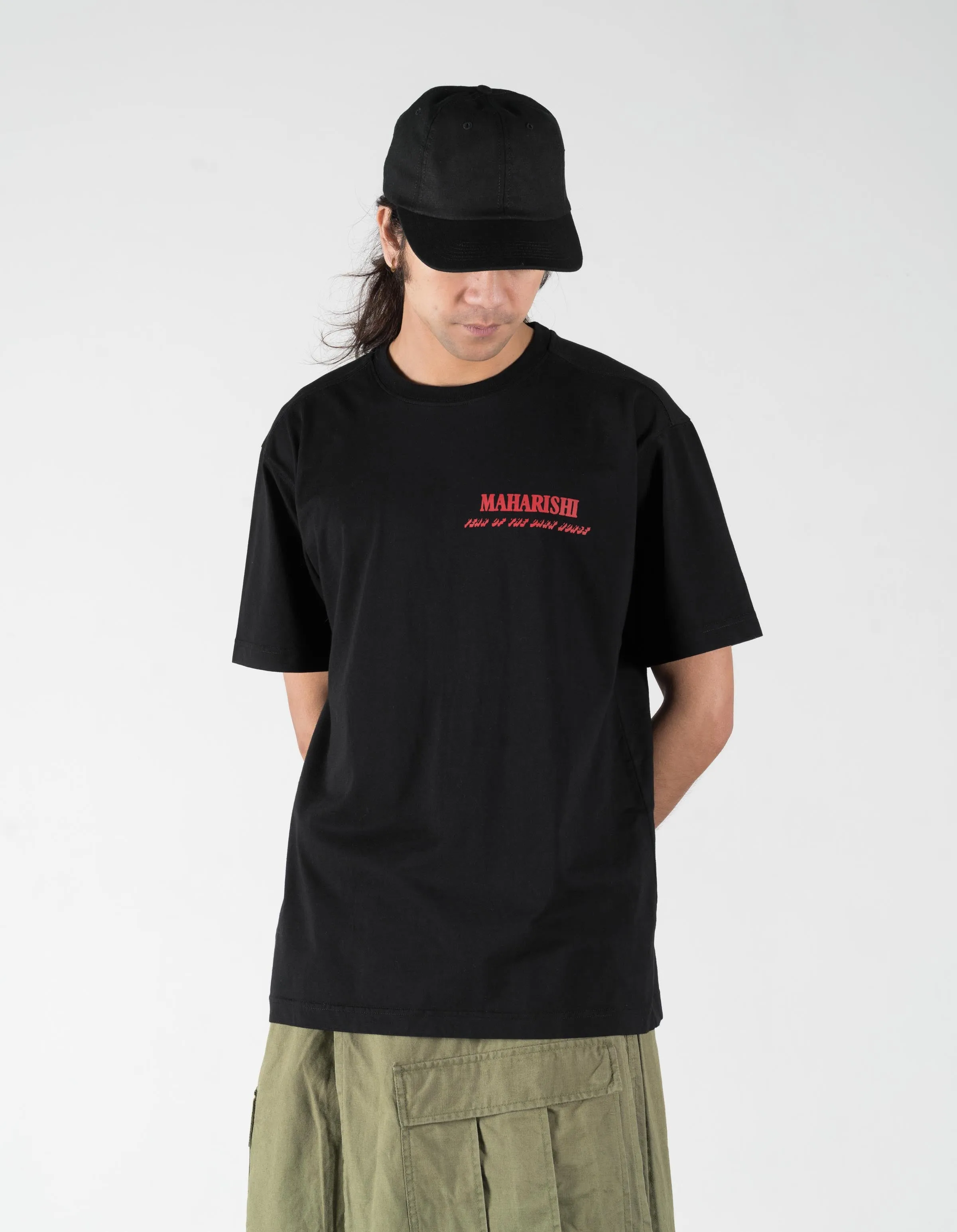 7463 Year of the Dark Horse S/S T-Shirt Black sold by Maharishi product image thumbnail 3