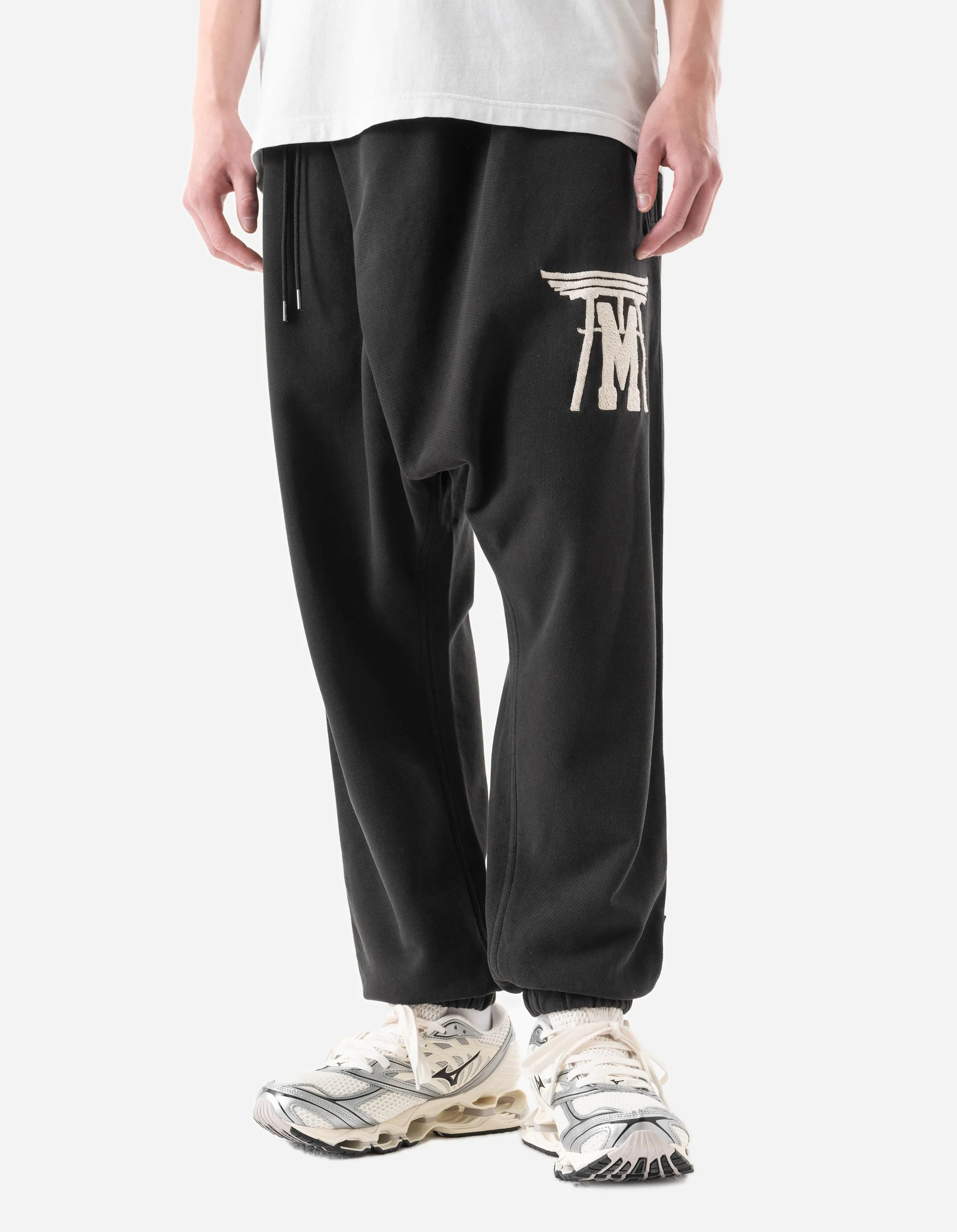 7246 Okinawa Vintage Asym Sweatpant Black sold by Maharishi product image thumbnail 2