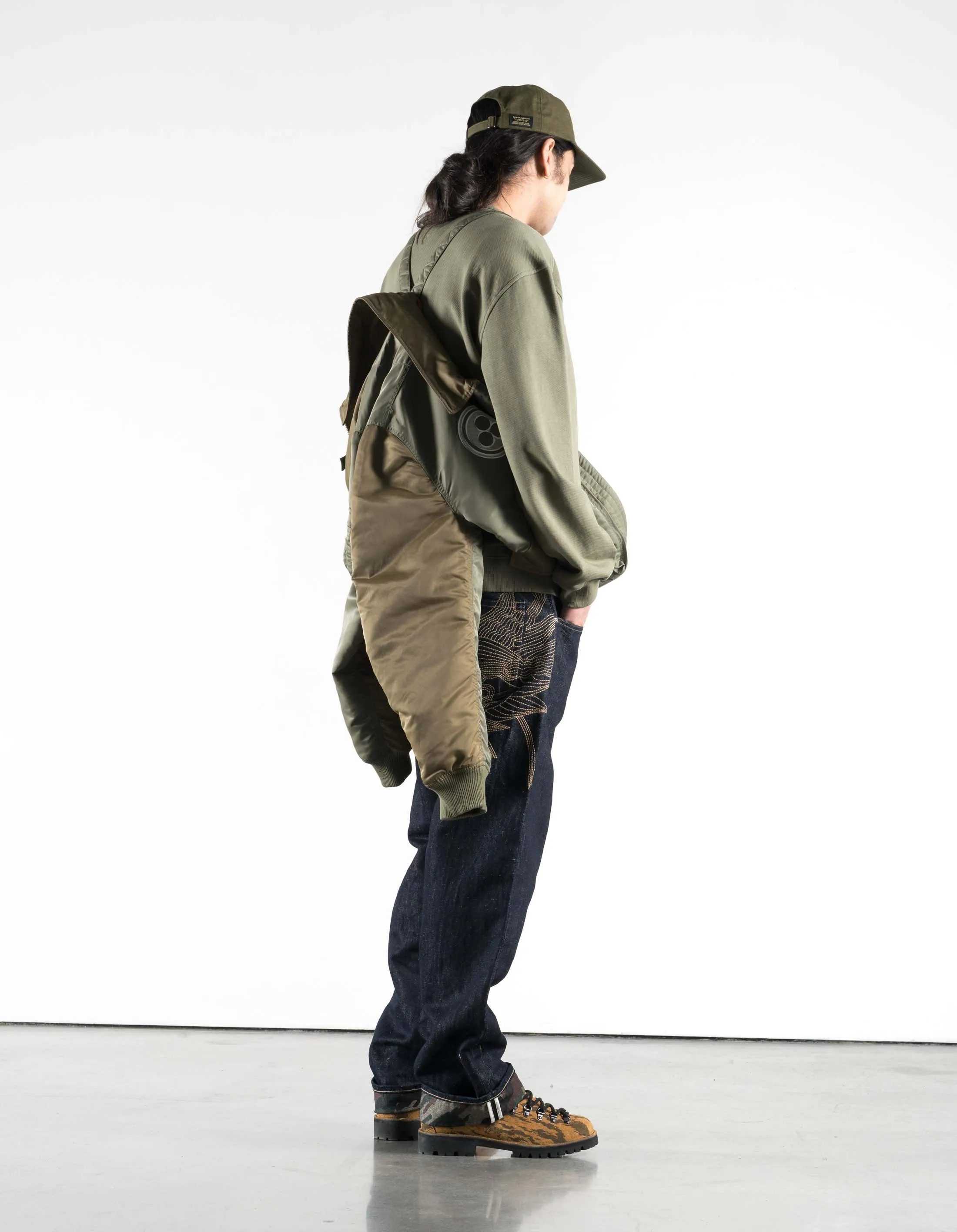 7367 Maha Peace Rally MA2 Jacket Olive/Khaki sold by Maharishi product image thumbnail 3