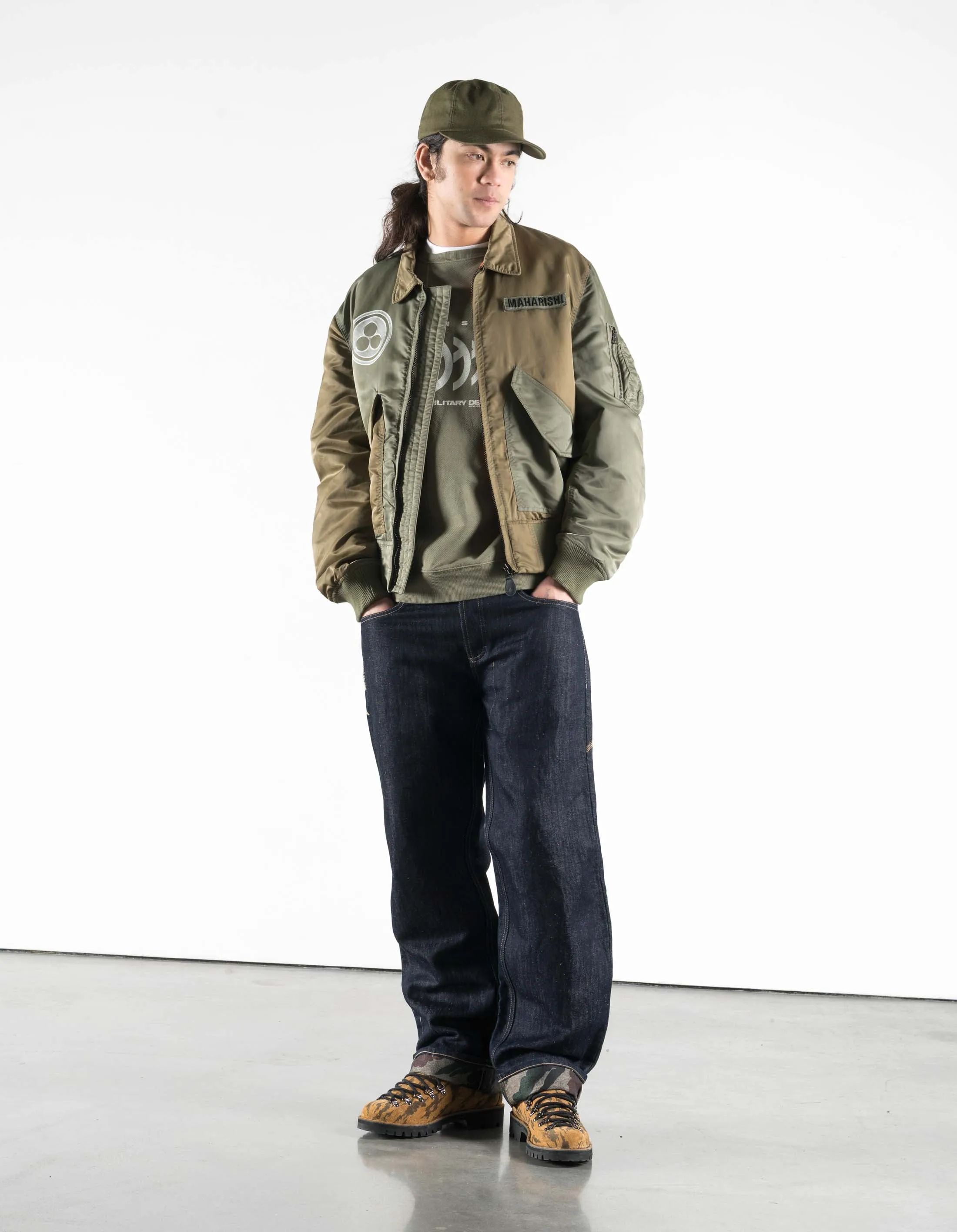 7367 Maha Peace Rally MA2 Jacket Olive/Khaki sold by Maharishi product image thumbnail 2