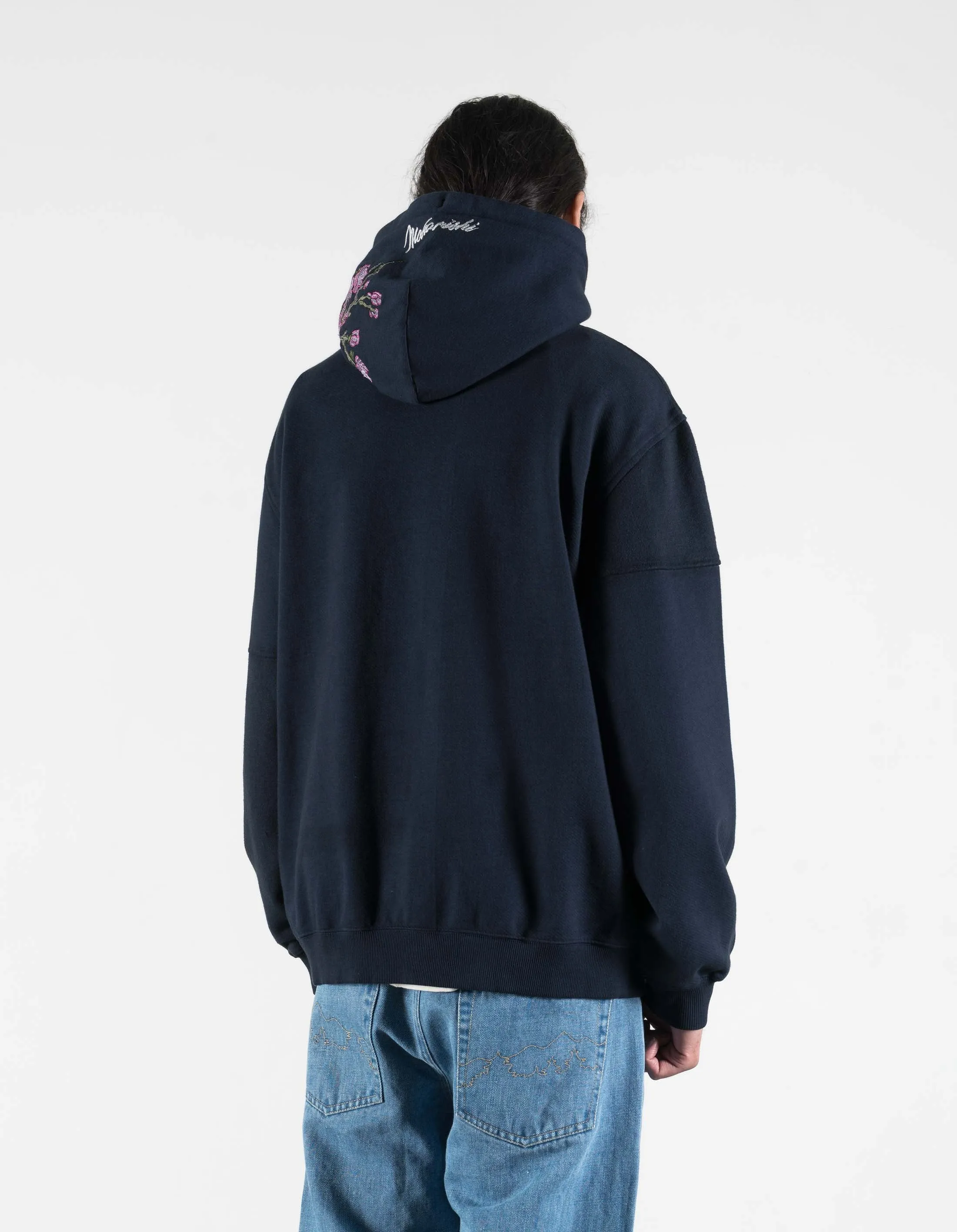 7362 Sakura Tugihagi Hooded Sweat Navy sold by Maharishi product image thumbnail 4