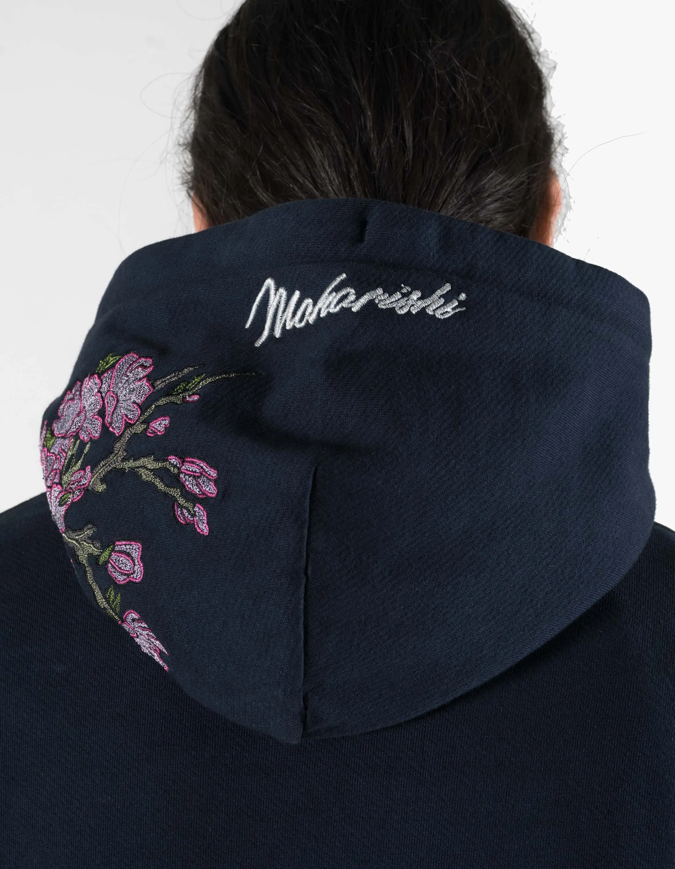 7362 Sakura Tugihagi Hooded Sweat Navy sold by Maharishi product image thumbnail 5