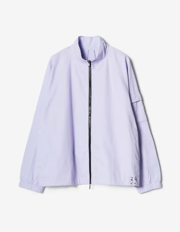 7740 Hemp Ripstop Track Jacket Lavender made by Maharishi