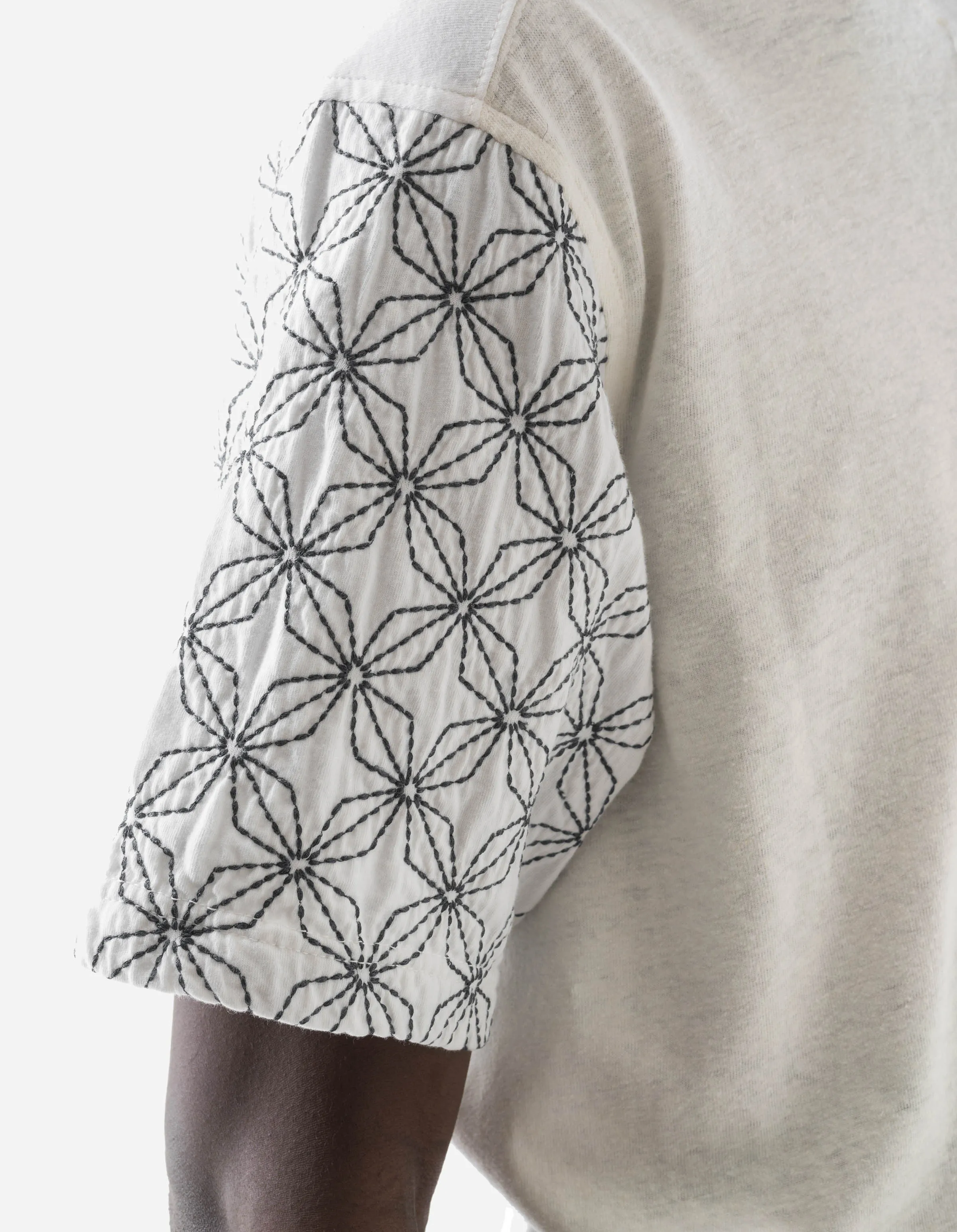 7586 Sashiko S/S T-Shirt White sold by Maharishi product image thumbnail 4