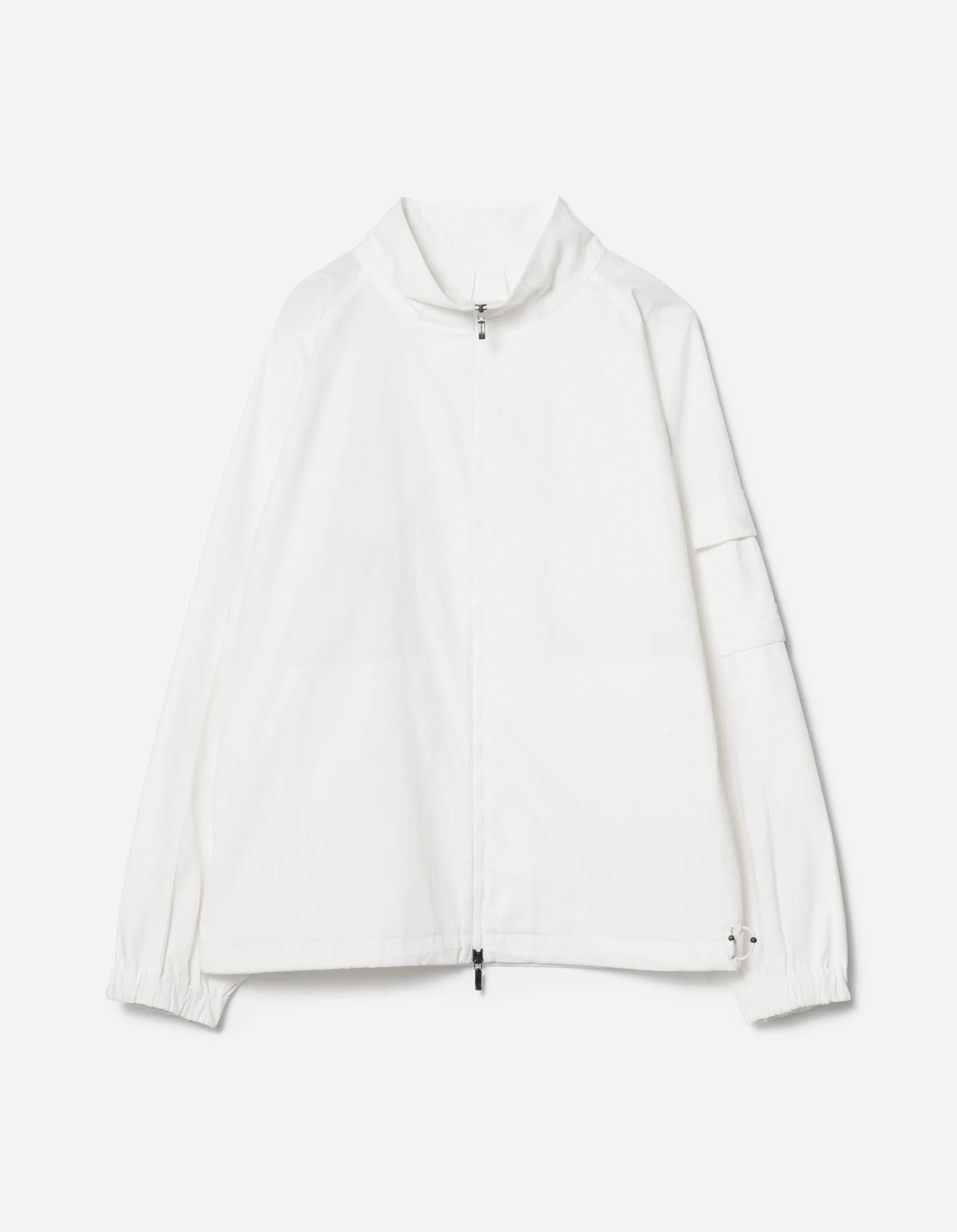 7566 Hemp Ripstop Track Jacket White sold by Maharishi