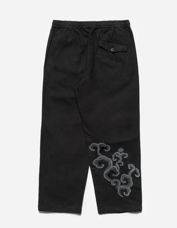 5031 Tibetan Clouds Track Pants Black made by Maharishi