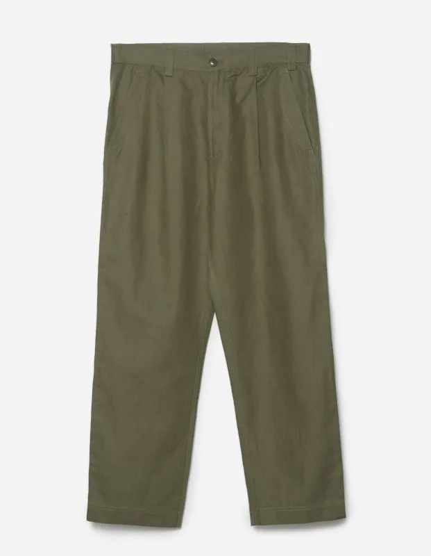 5288 Hemp Loose Chino Olive OG-107F made by Maharishi