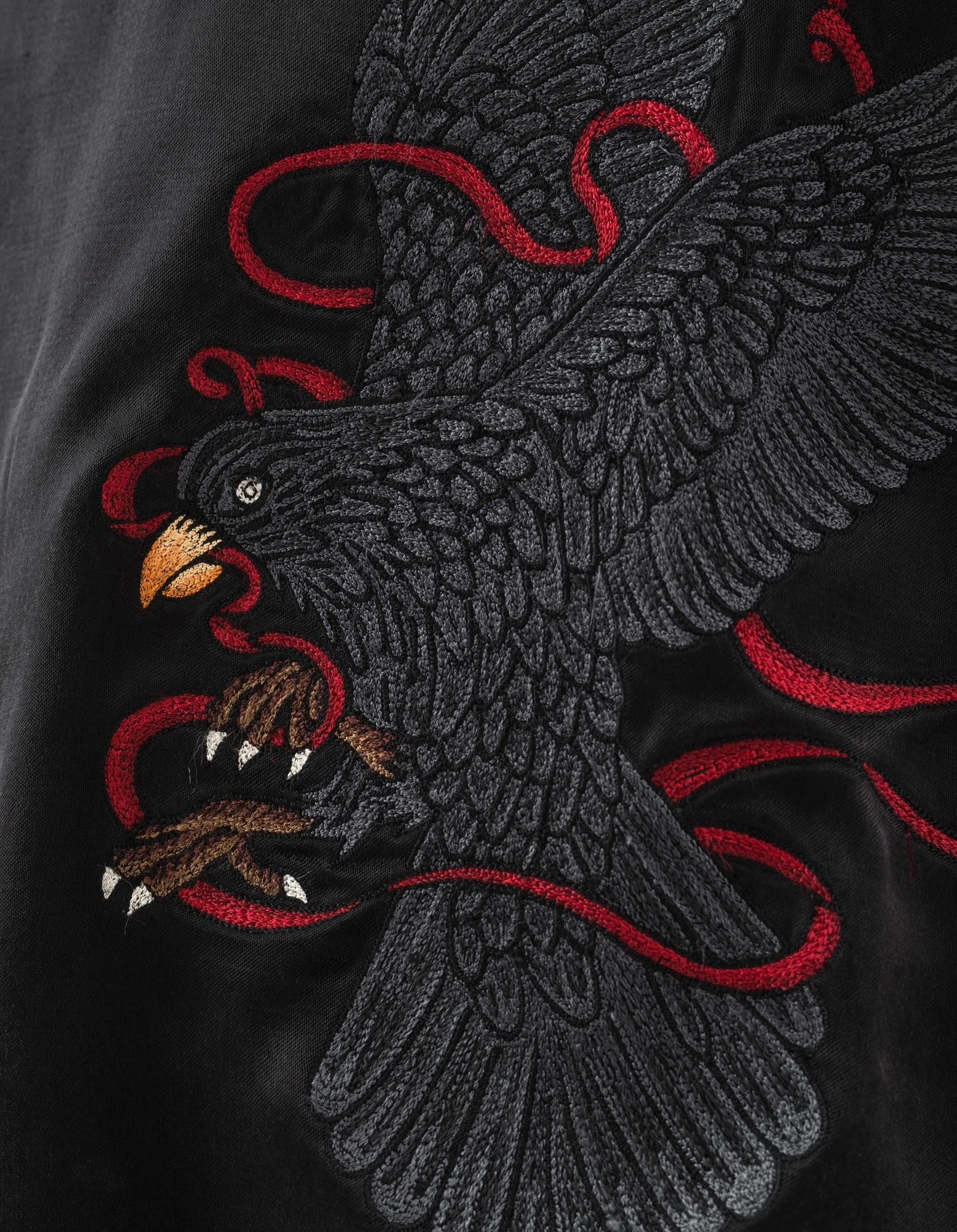 1494 Crow & Heron Camp Collar Shirt Black sold by Maharishi product image thumbnail 5